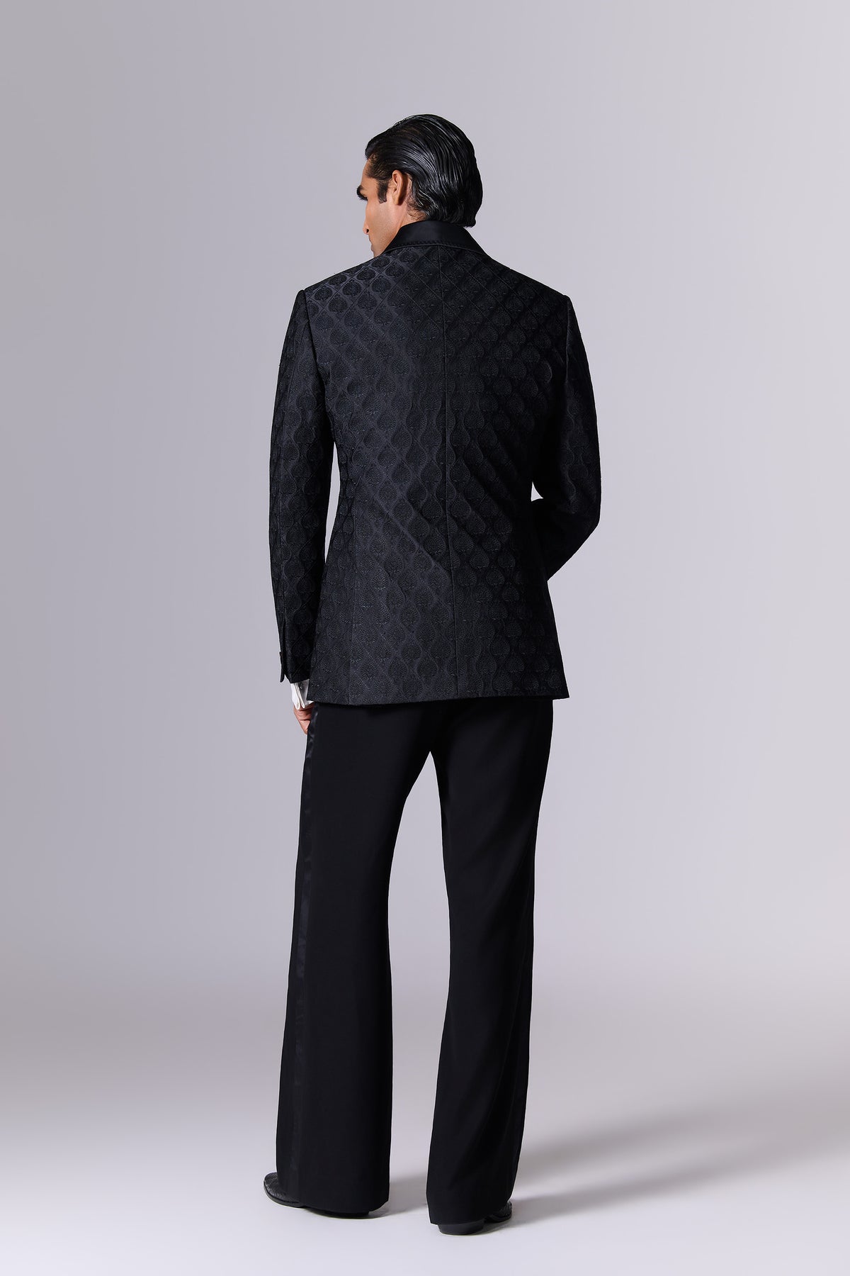 Obsidian Black Evening Tuxedo Set