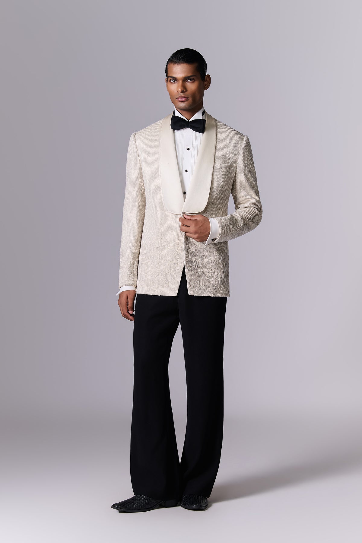 Ivory Cocktail Tuxedo Set