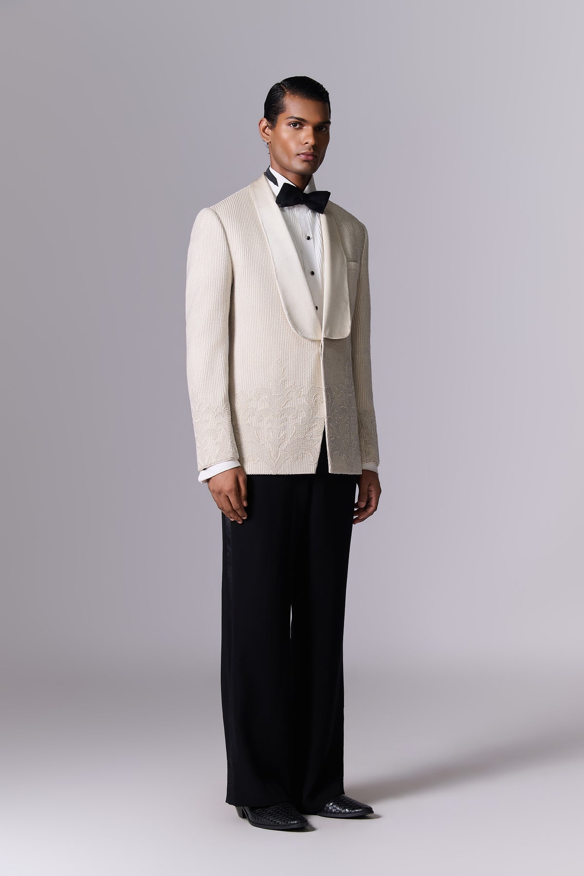 Ivory Cocktail Tuxedo Set