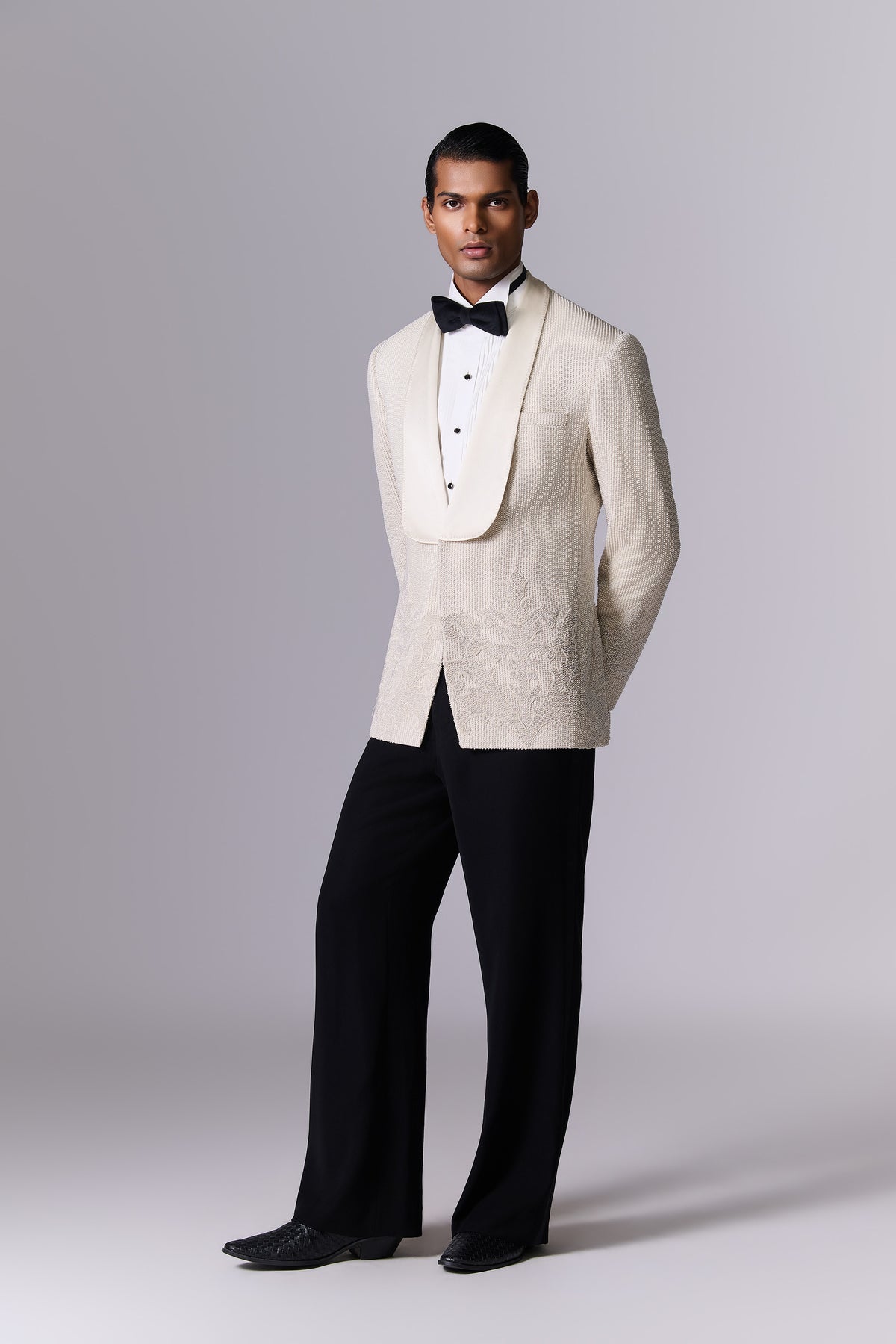 Ivory Cocktail Tuxedo Set
