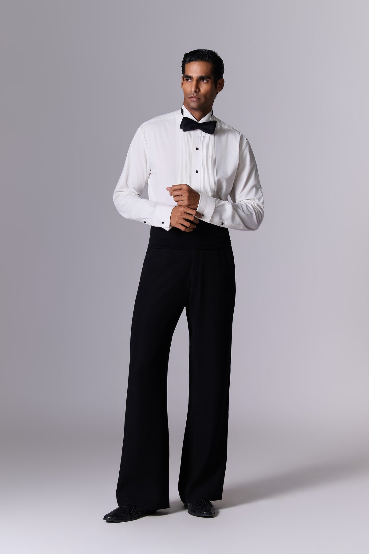 Midnight Blue Velvet Cocktail Tuxedo Set