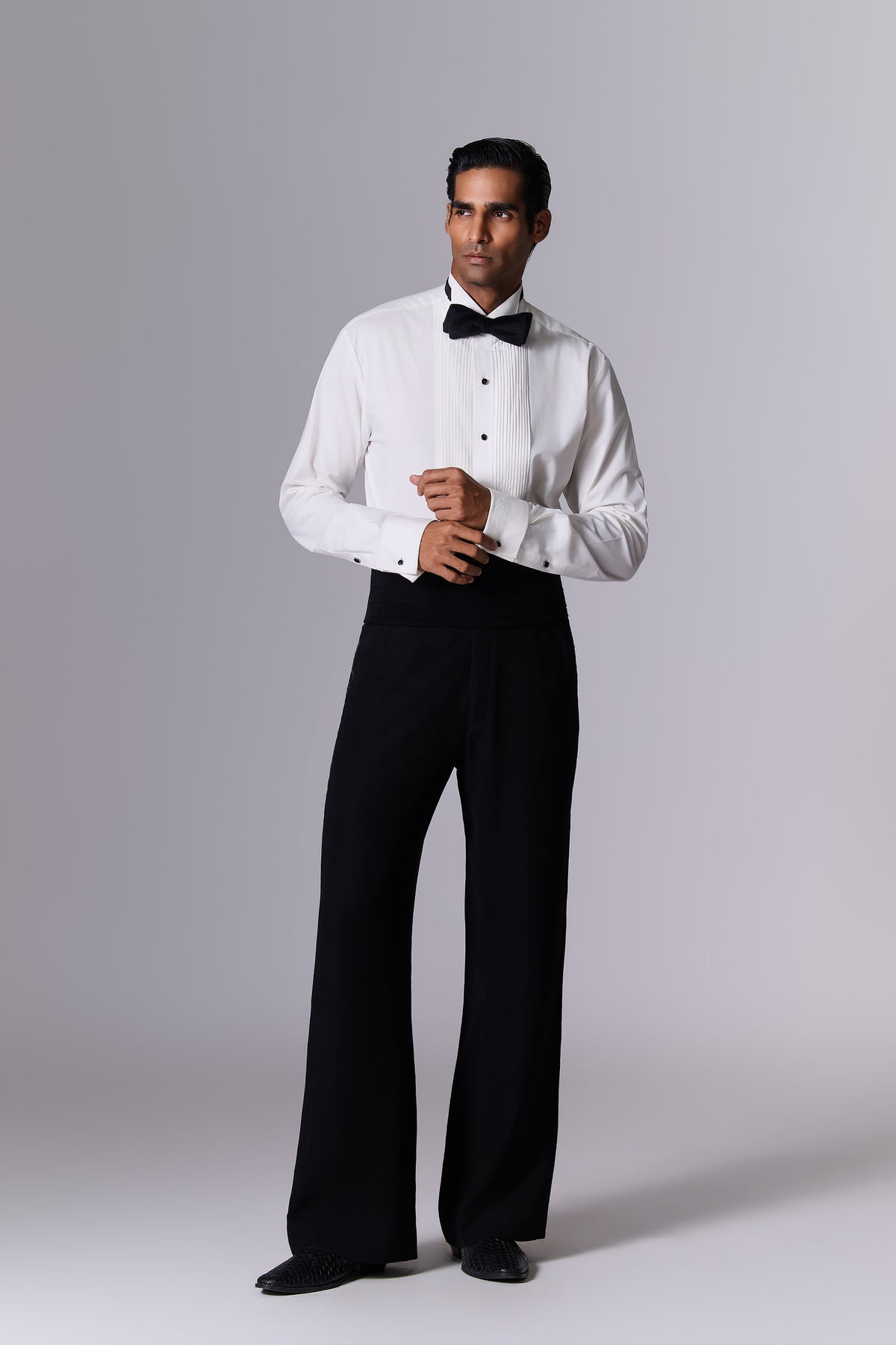 Midnight Blue Velvet Tuxedo Set
