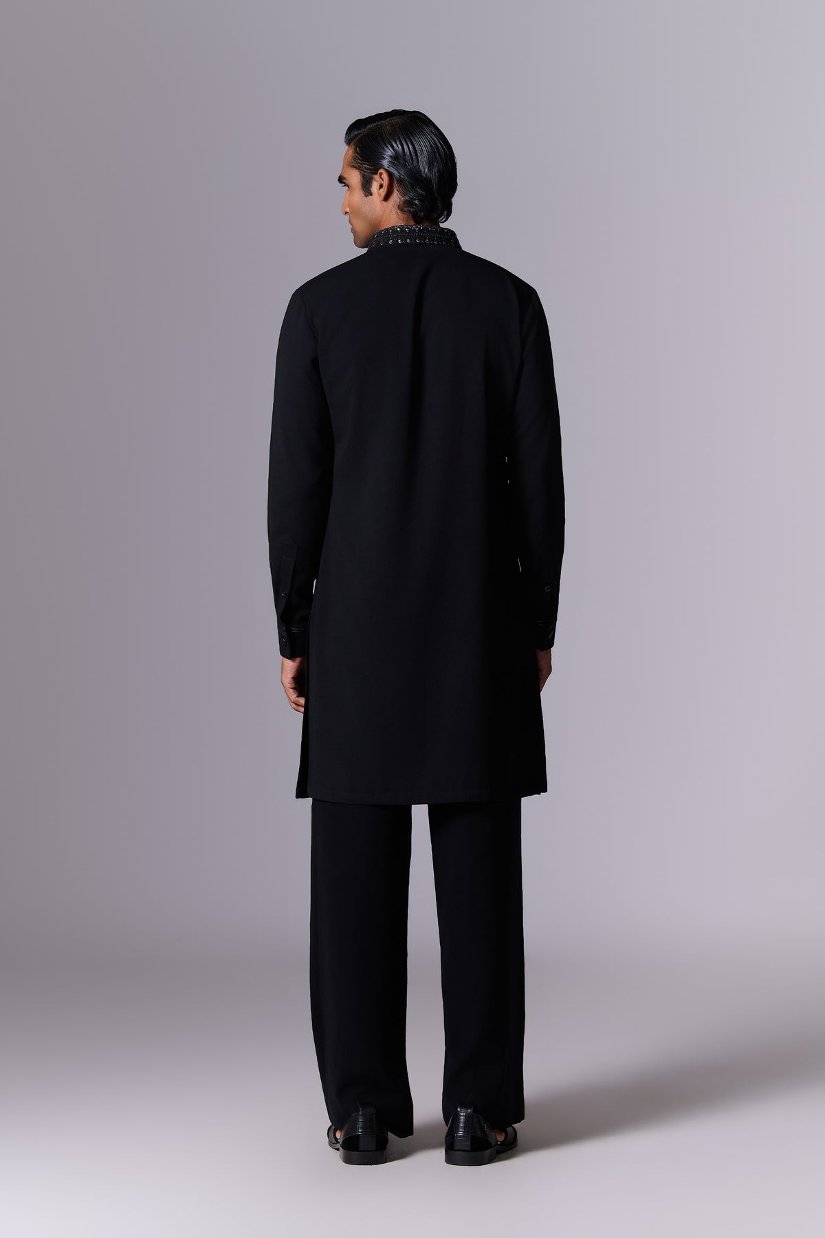 Obsidian Black Cocktail Kurta Set