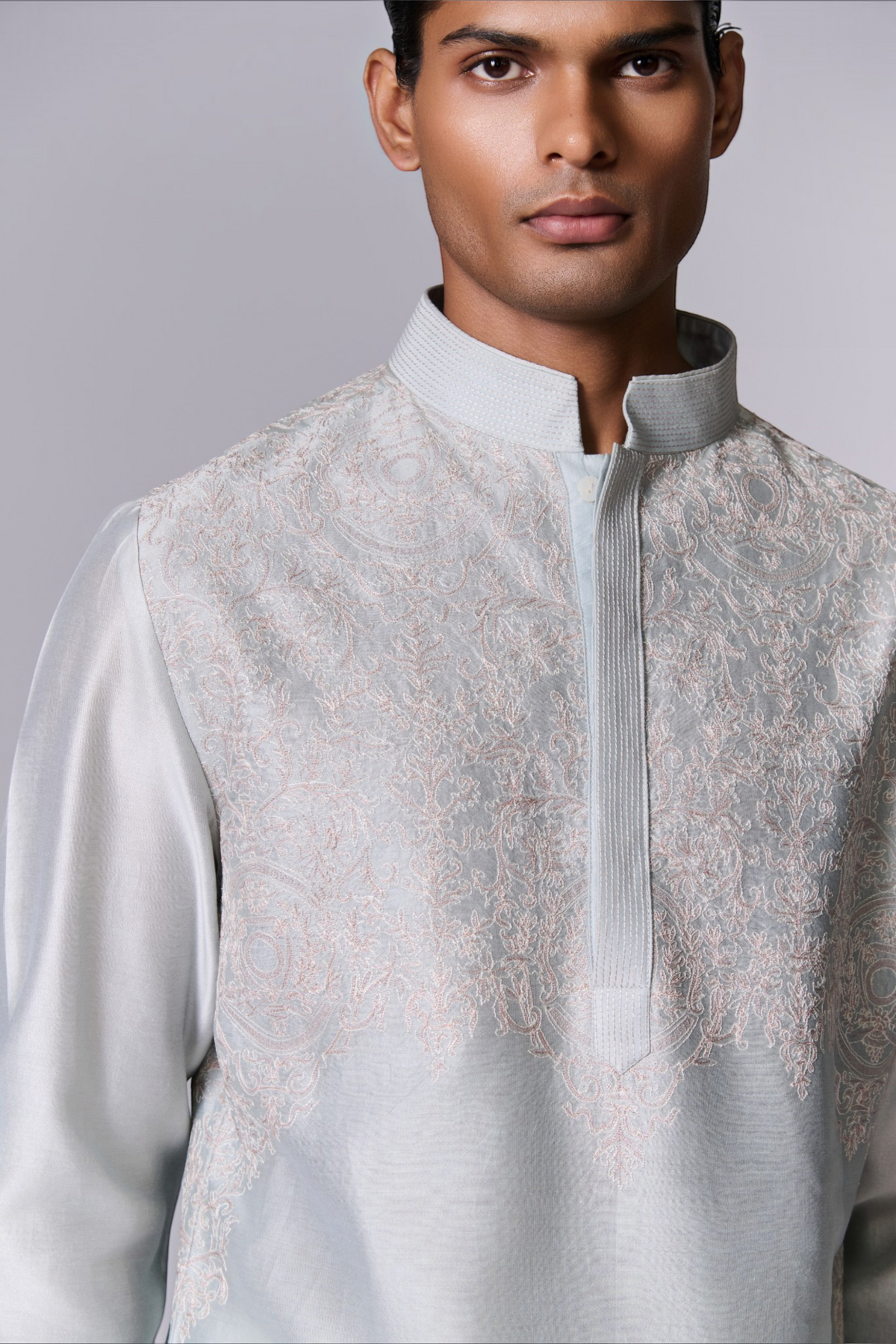 Aqua Glass Kurta Set