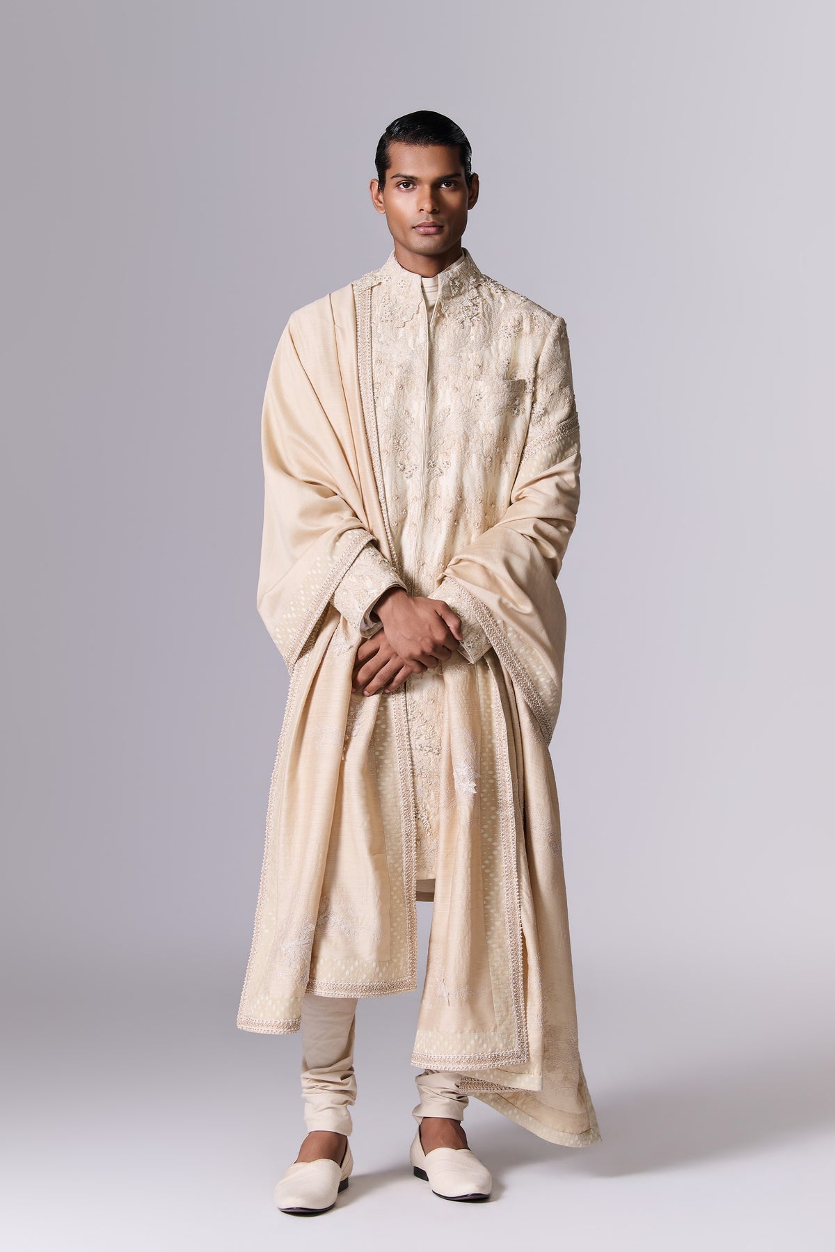 Moondust Embroidered Sherwani Set