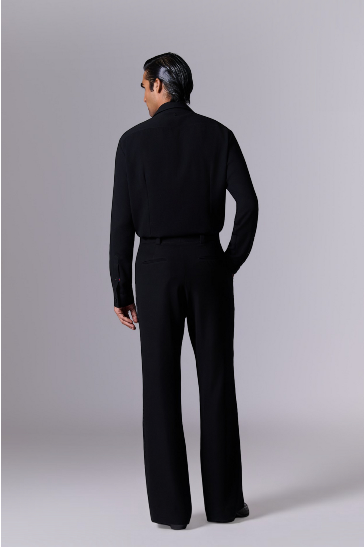 Obsidian Black Crystal Pocket Shirt