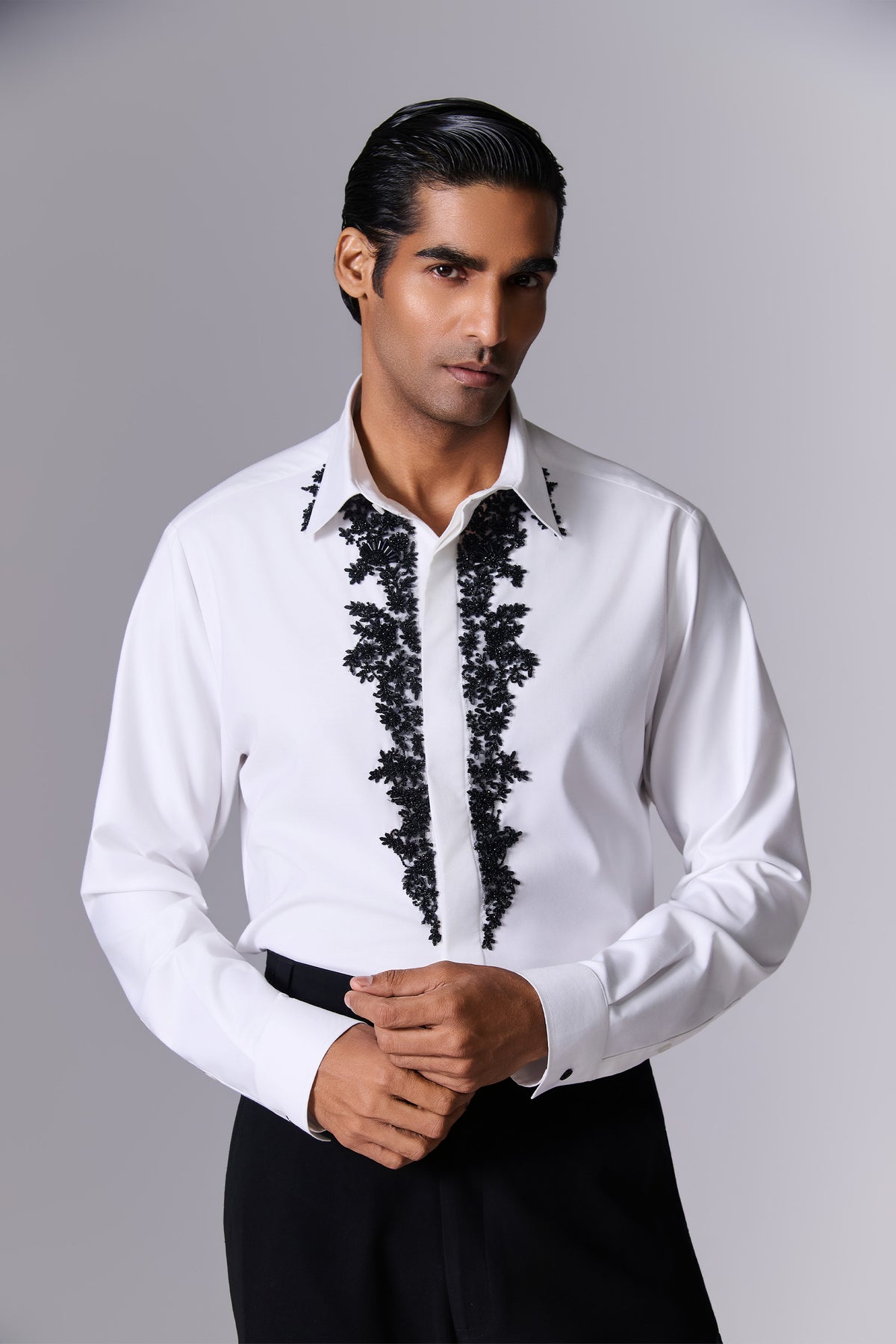 Ivory Tailored Cocktail Shirt