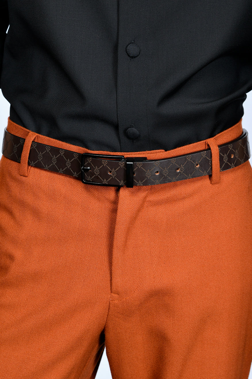 SNCC Brown Leather Belt