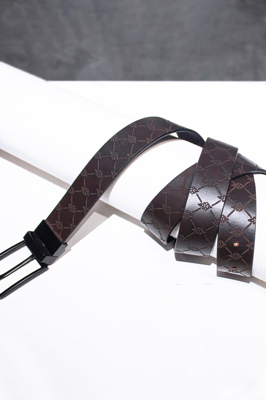 SNCC Brown Leather Belt