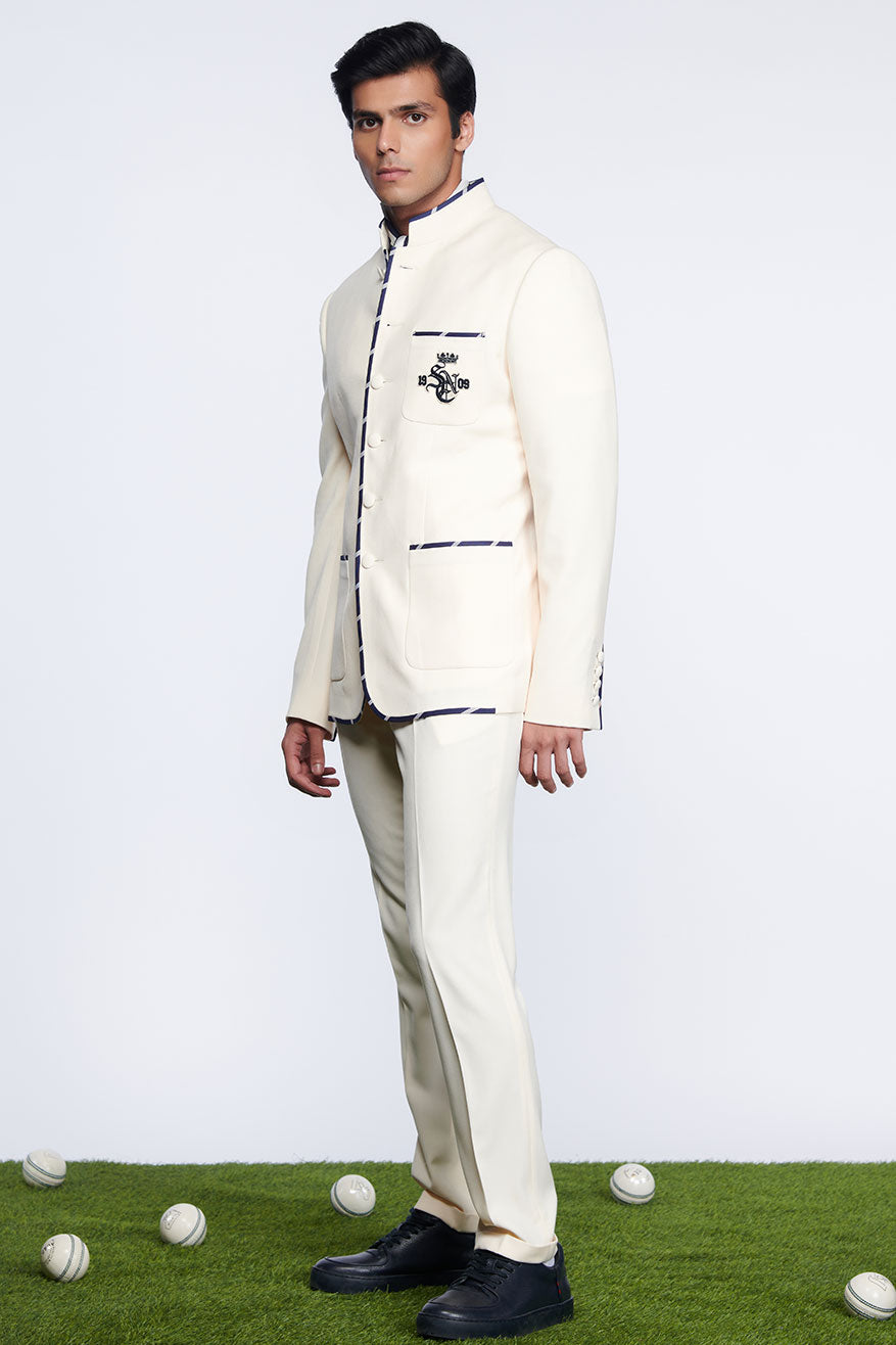 SNCC Off-White Bandhgala