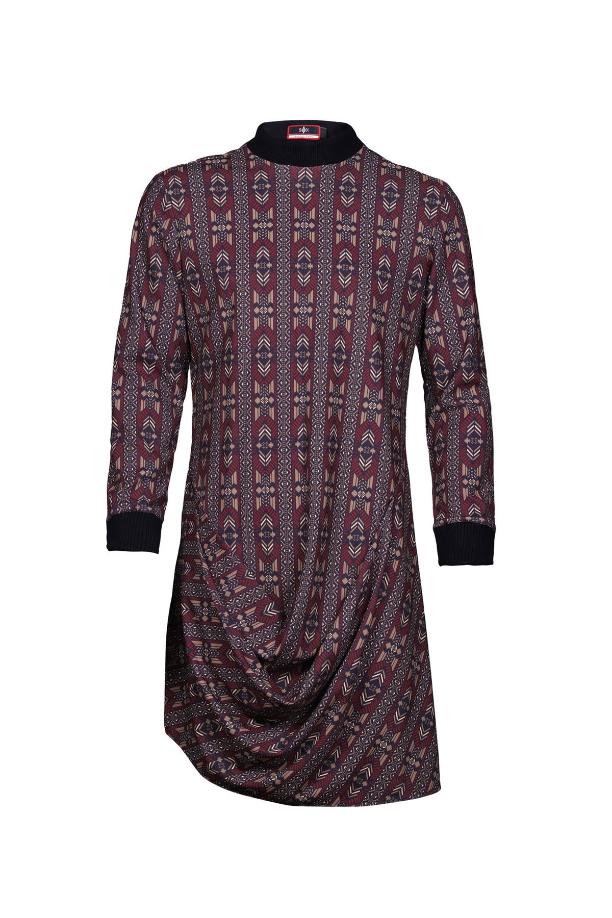 Printed Raised Neck Kurta
