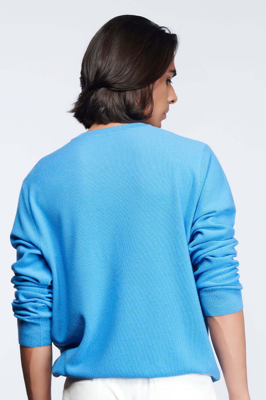 SNCC Light Blue Crested Sweater