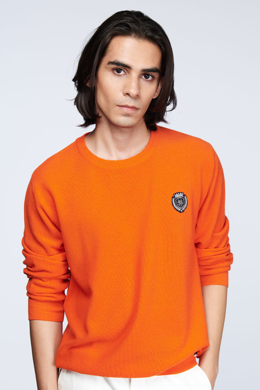 SNCC Coral Crested Sweater