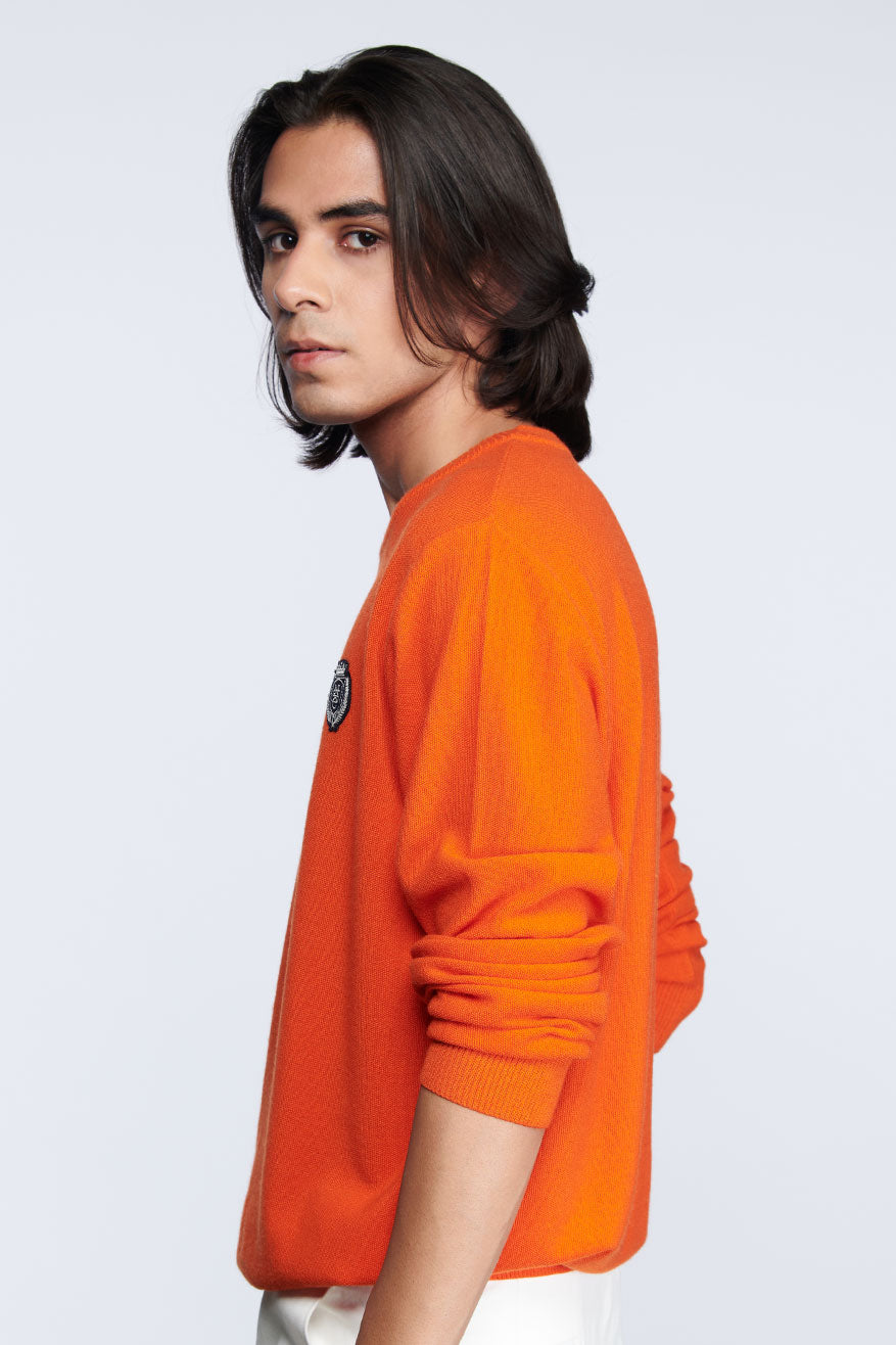 SNCC Coral Crested Sweater