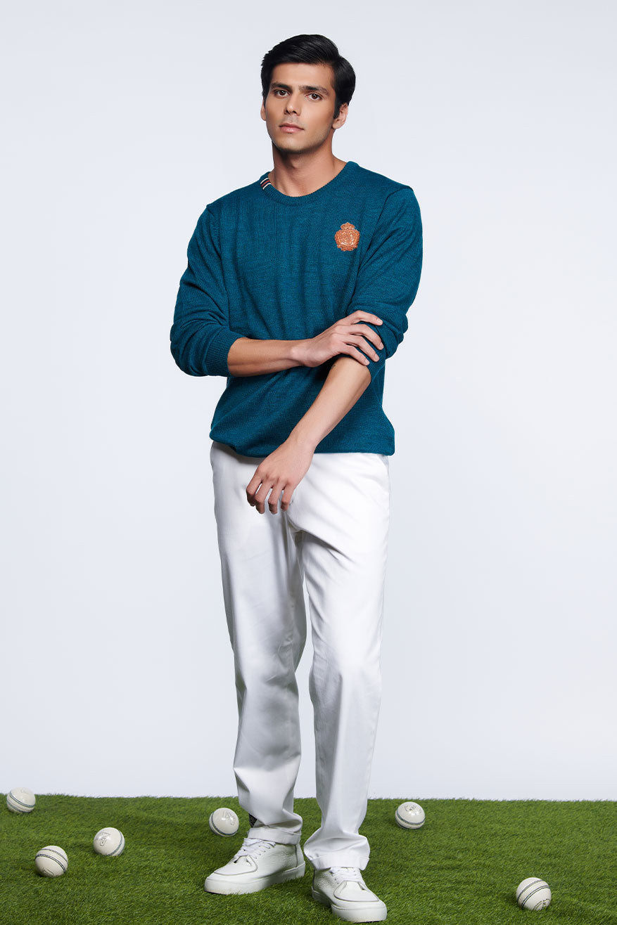 Crested Teal Sweater