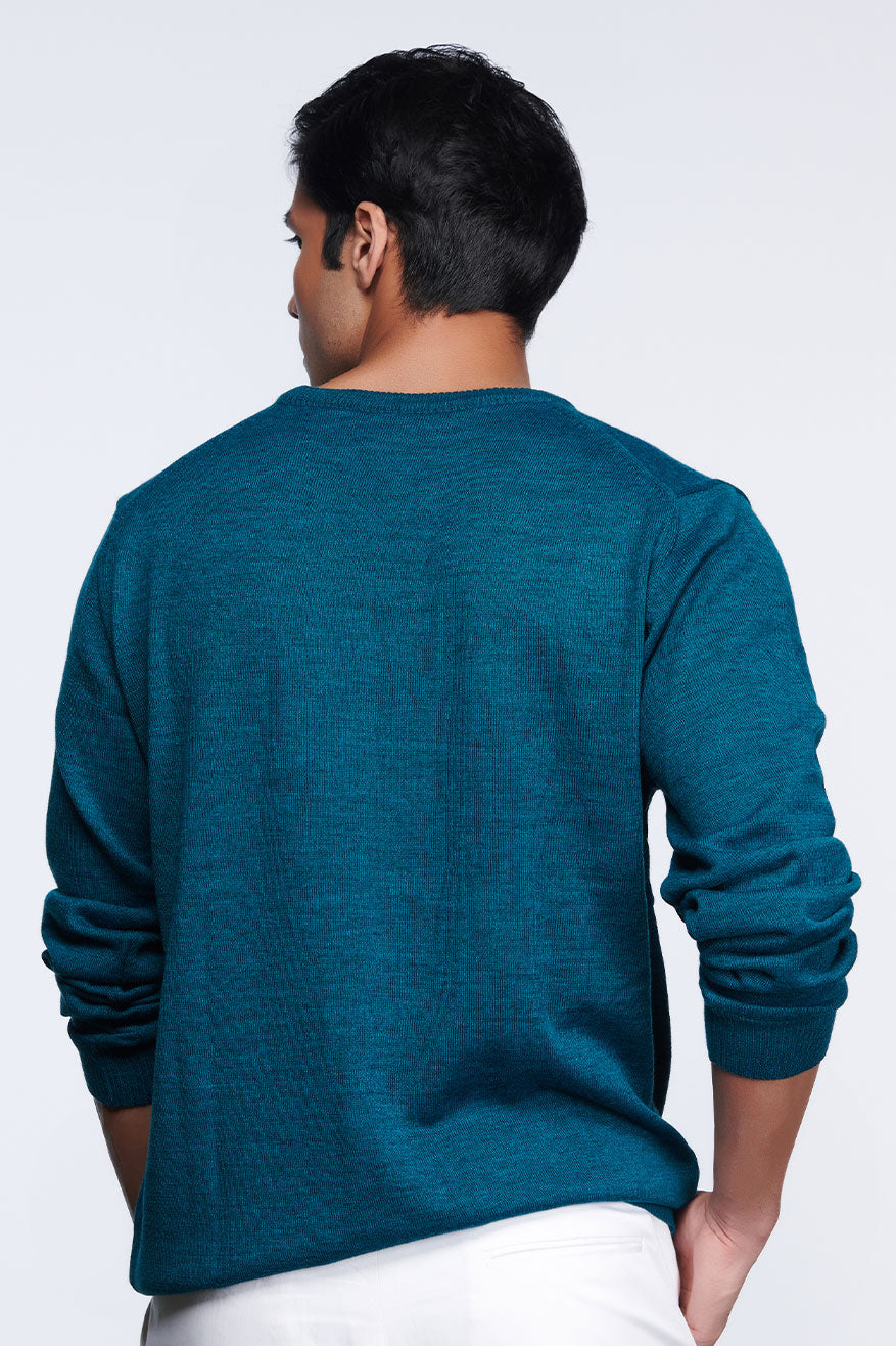 Crested Teal Sweater
