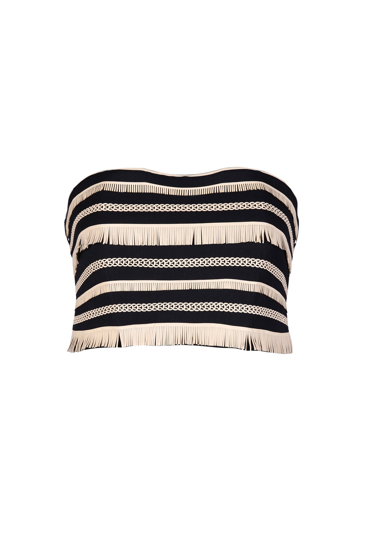 SNCC Faux-Leather Tube Top