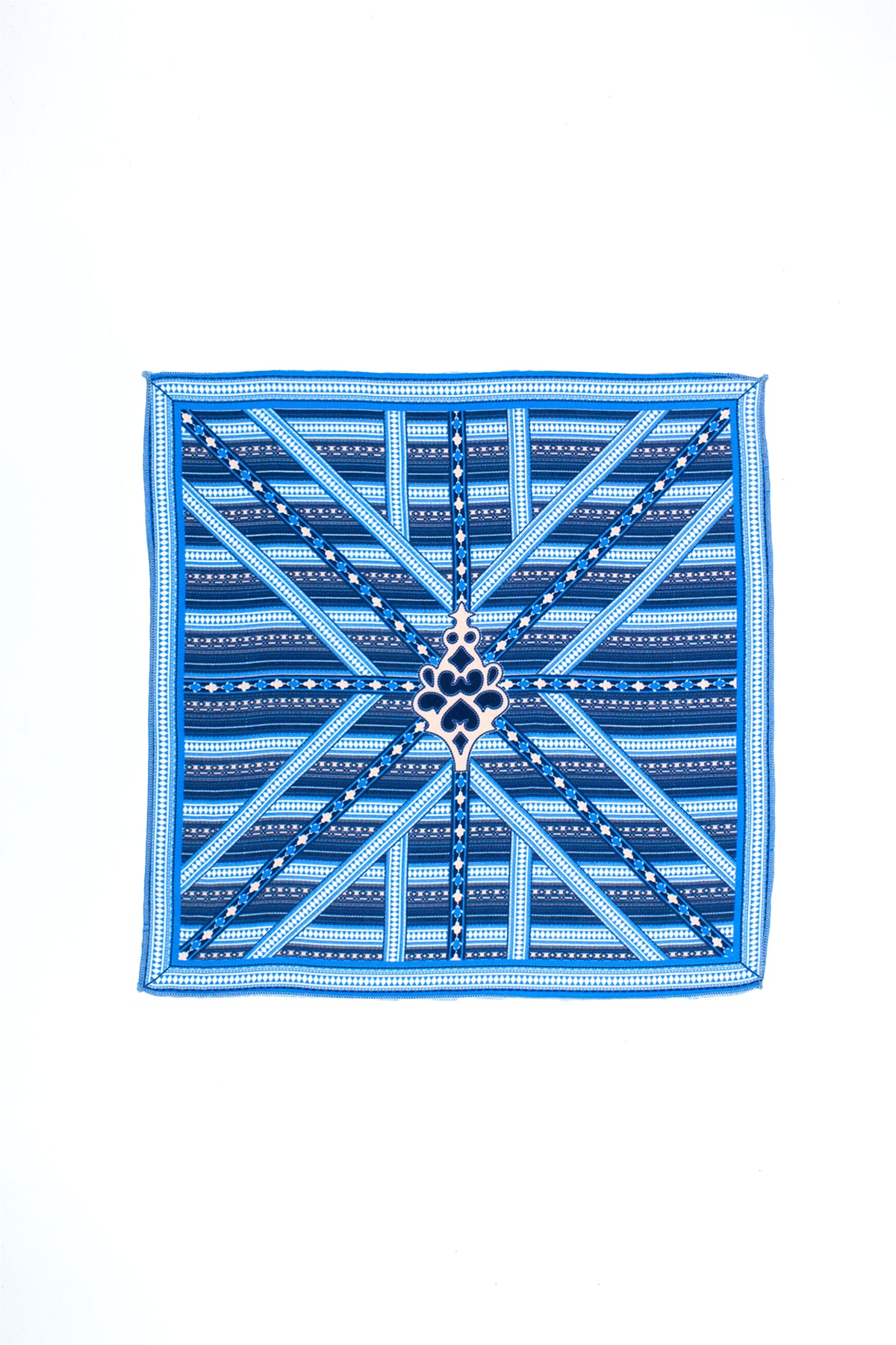 Geometric Print Pocket Square