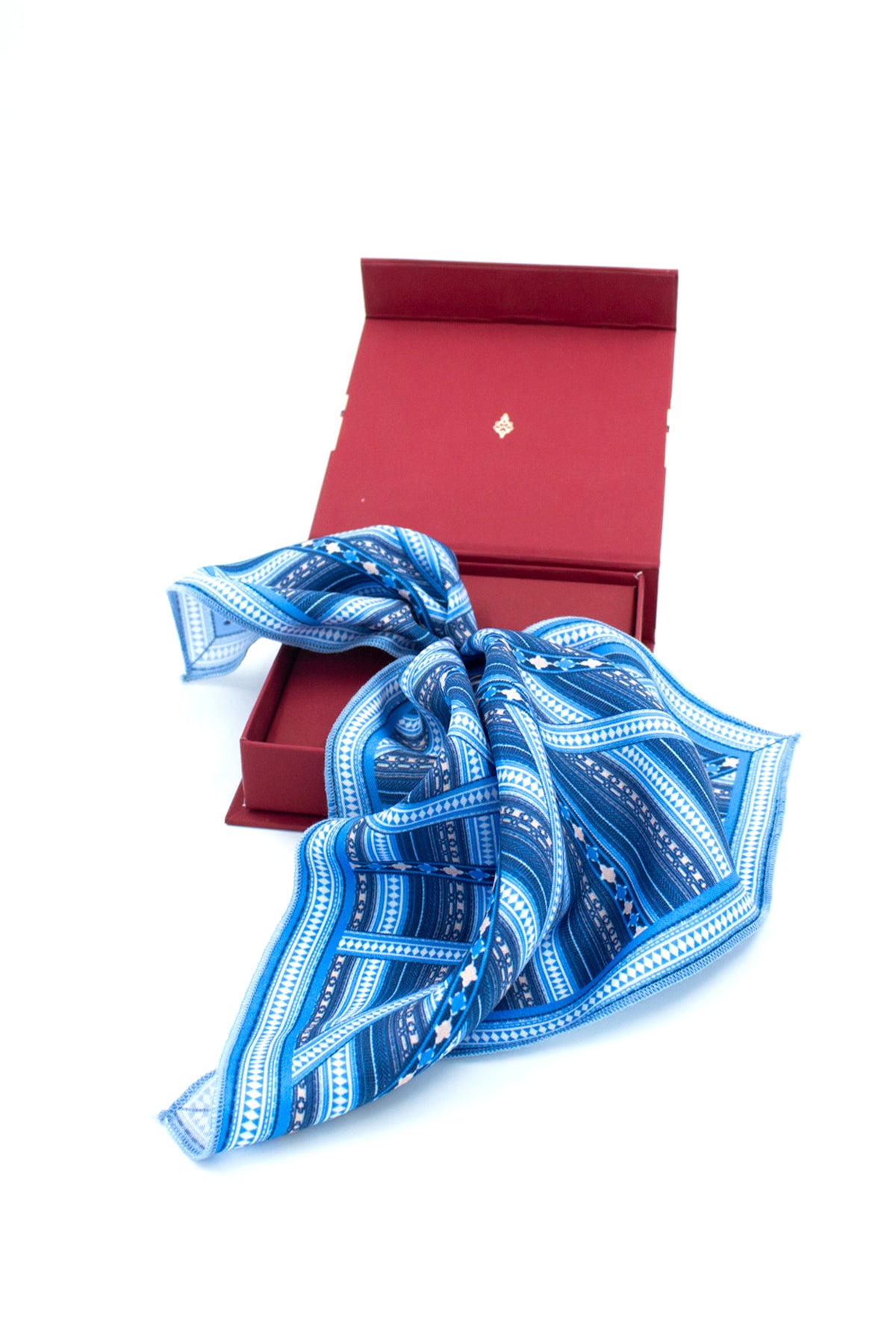 Geometric Print Pocket Square