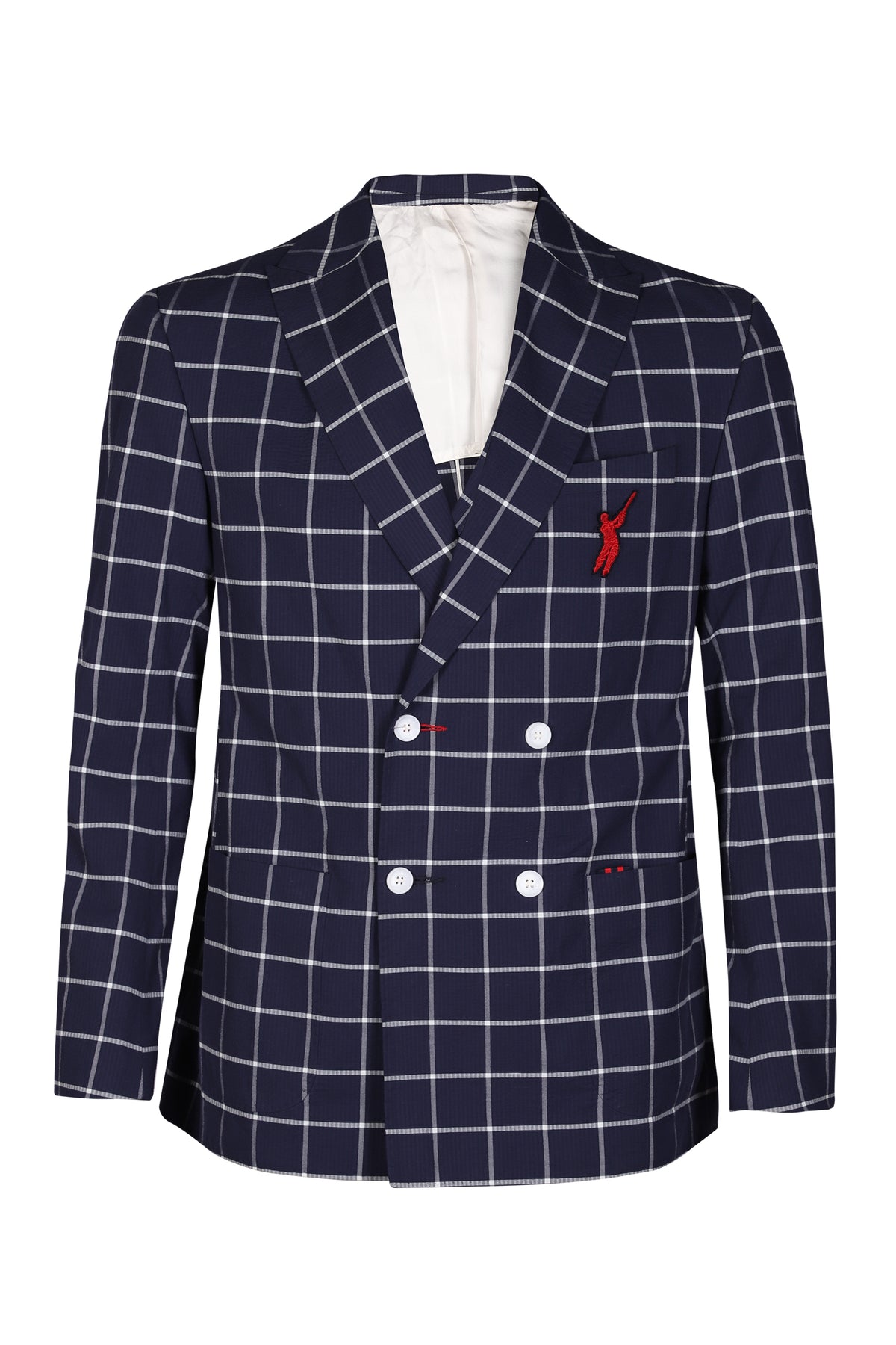 SNCC Double Breasted Plaid Jacket