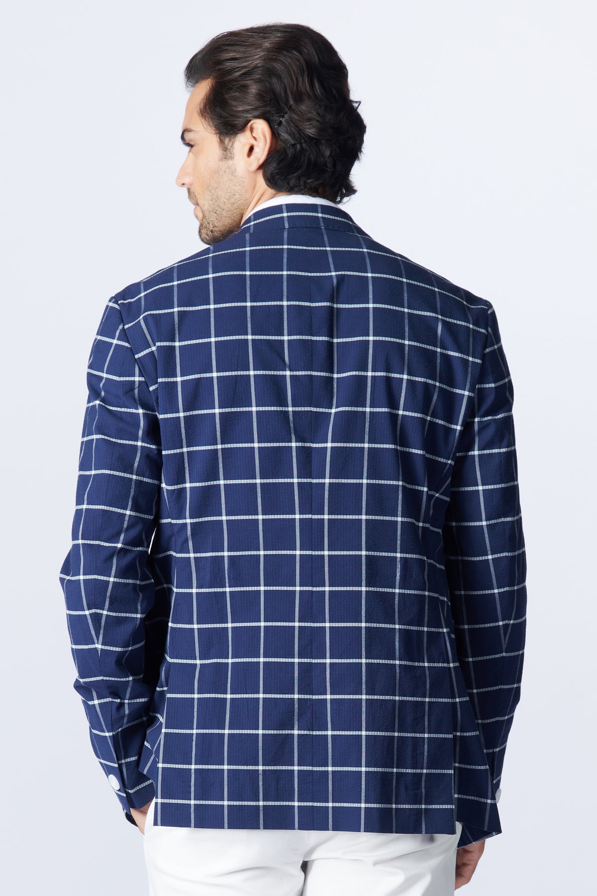 SNCC Double Breasted Plaid Jacket