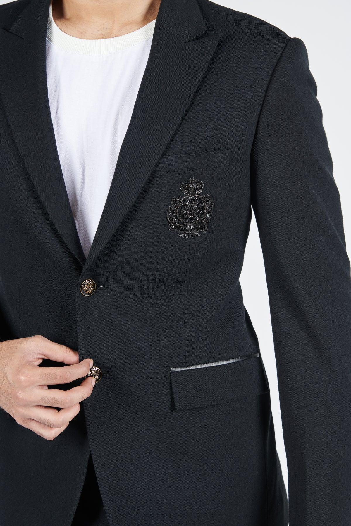 Black Crested Jacket