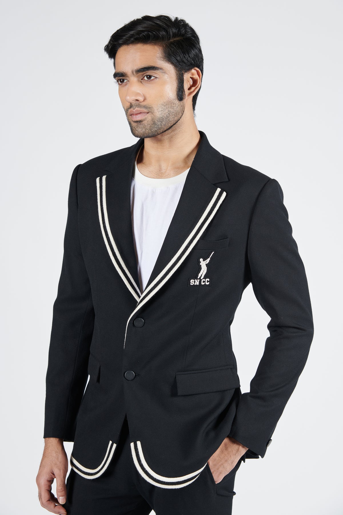 SNCC Navy Jacket with Batsman logo