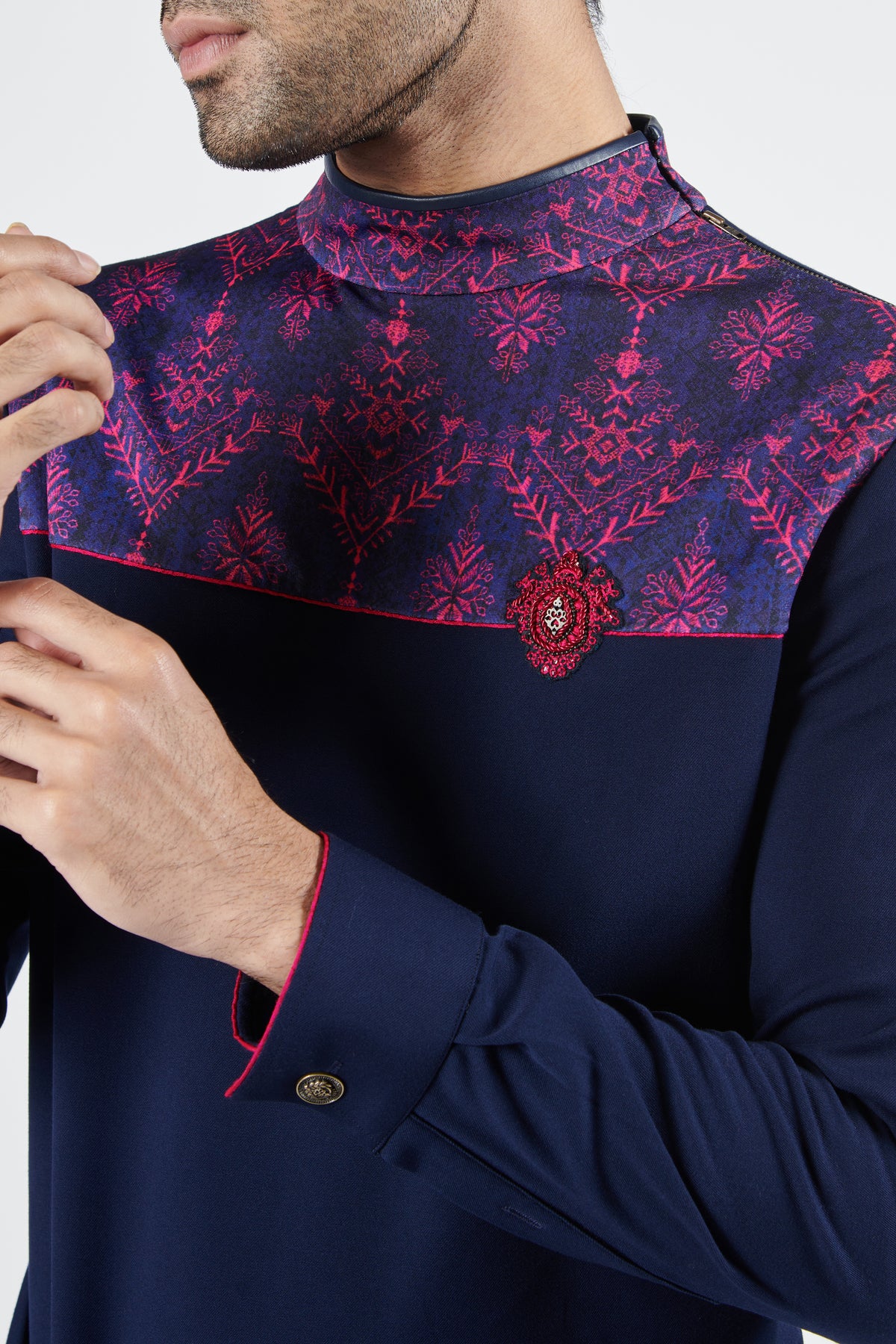 Tribal Printed Draped Kurta