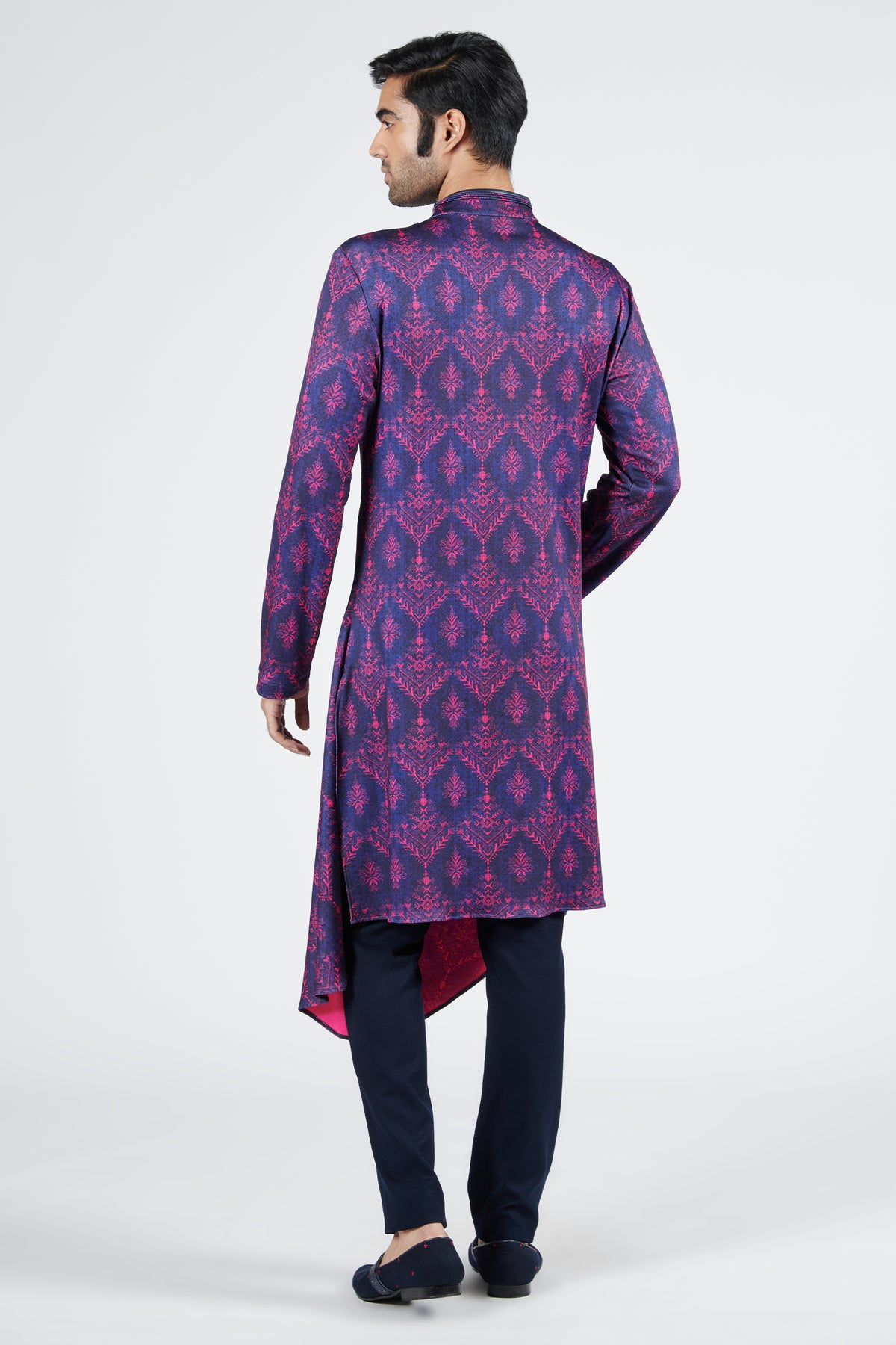 Printed Raised Neck Kurta