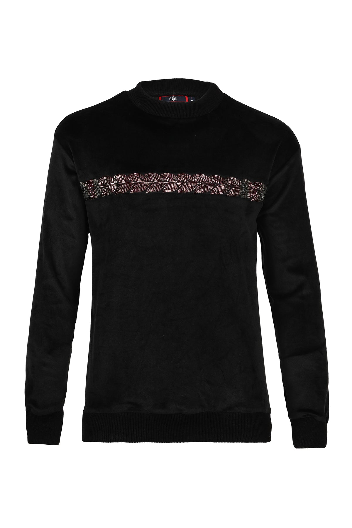 Black Crested Sweatshirt