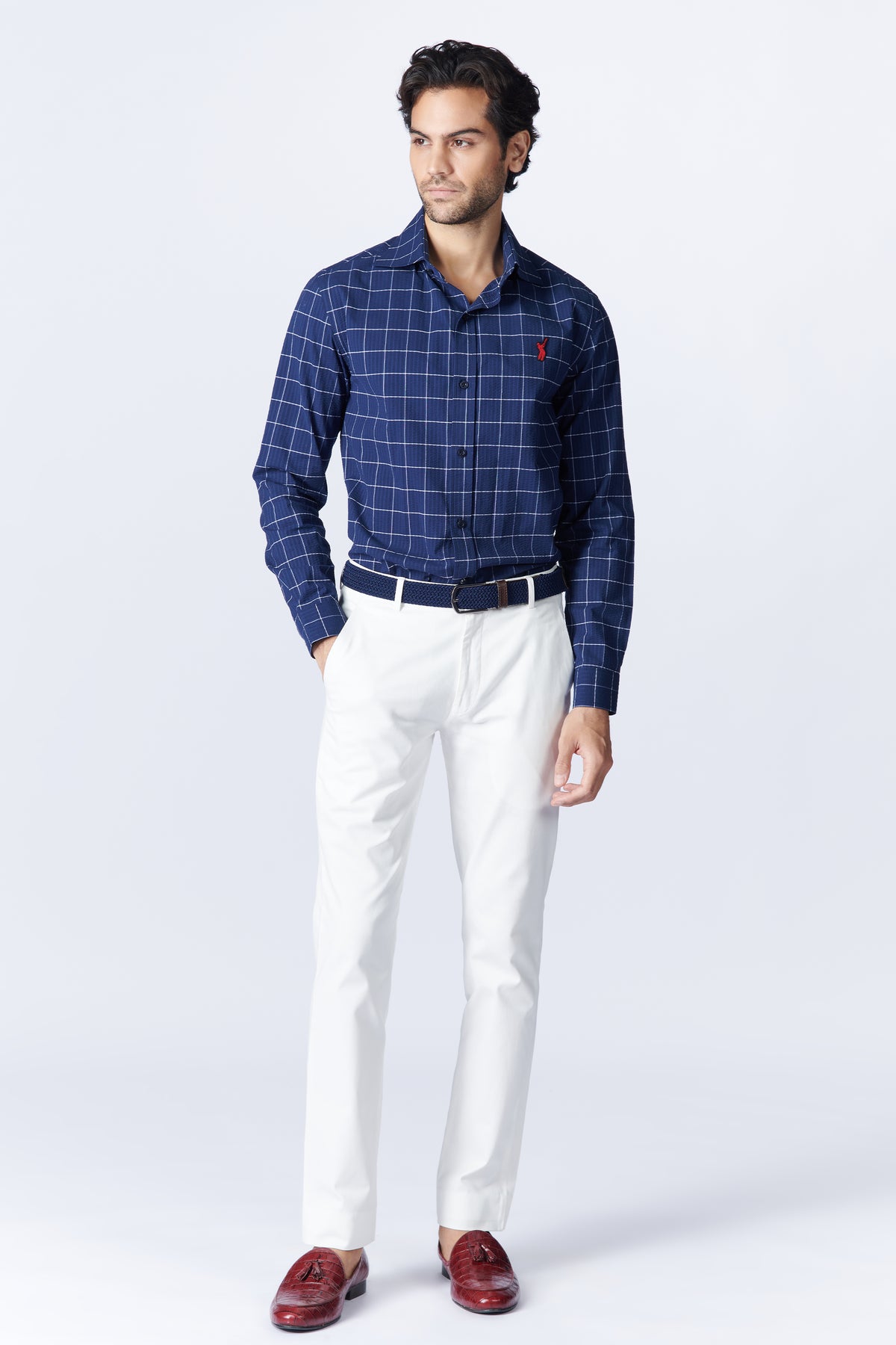 SNCC Navy Check Shirt