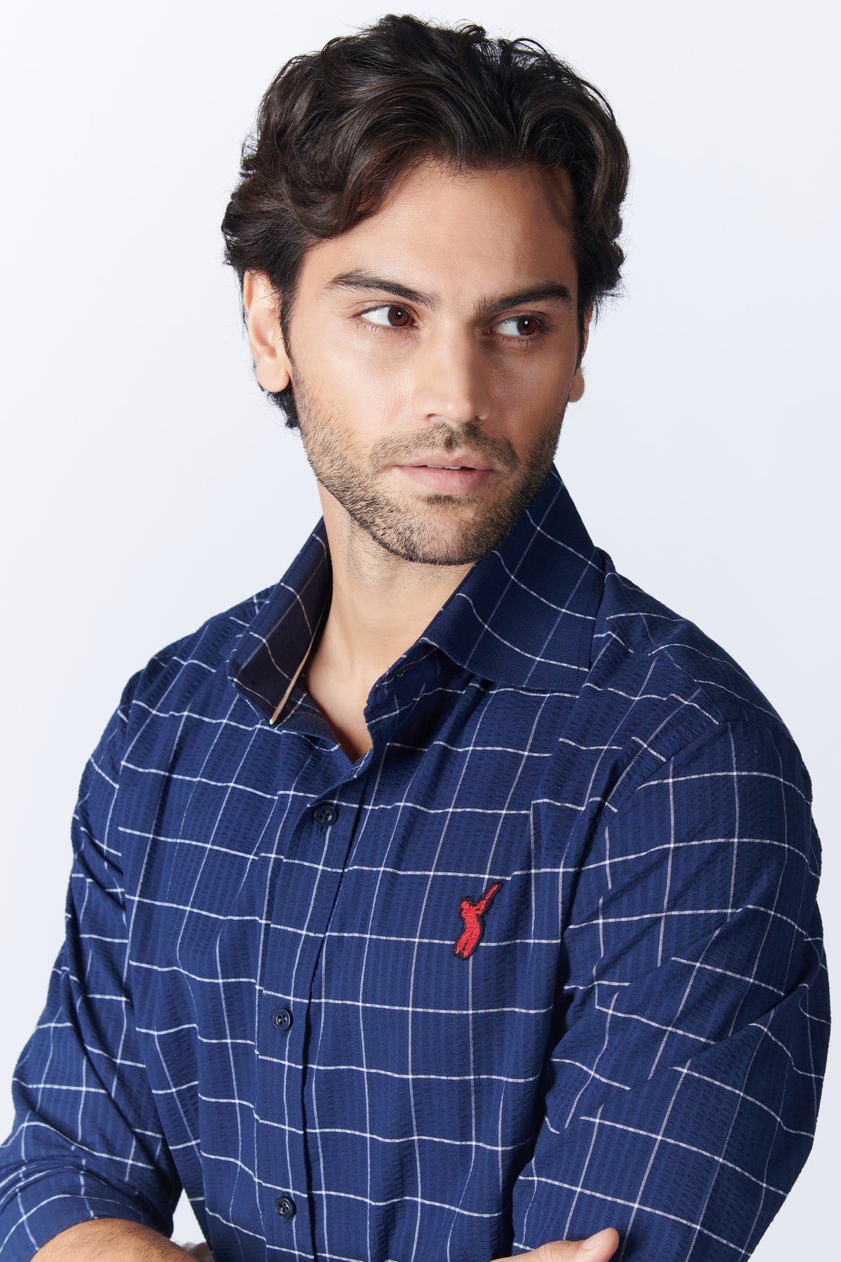 SNCC Navy Check Shirt