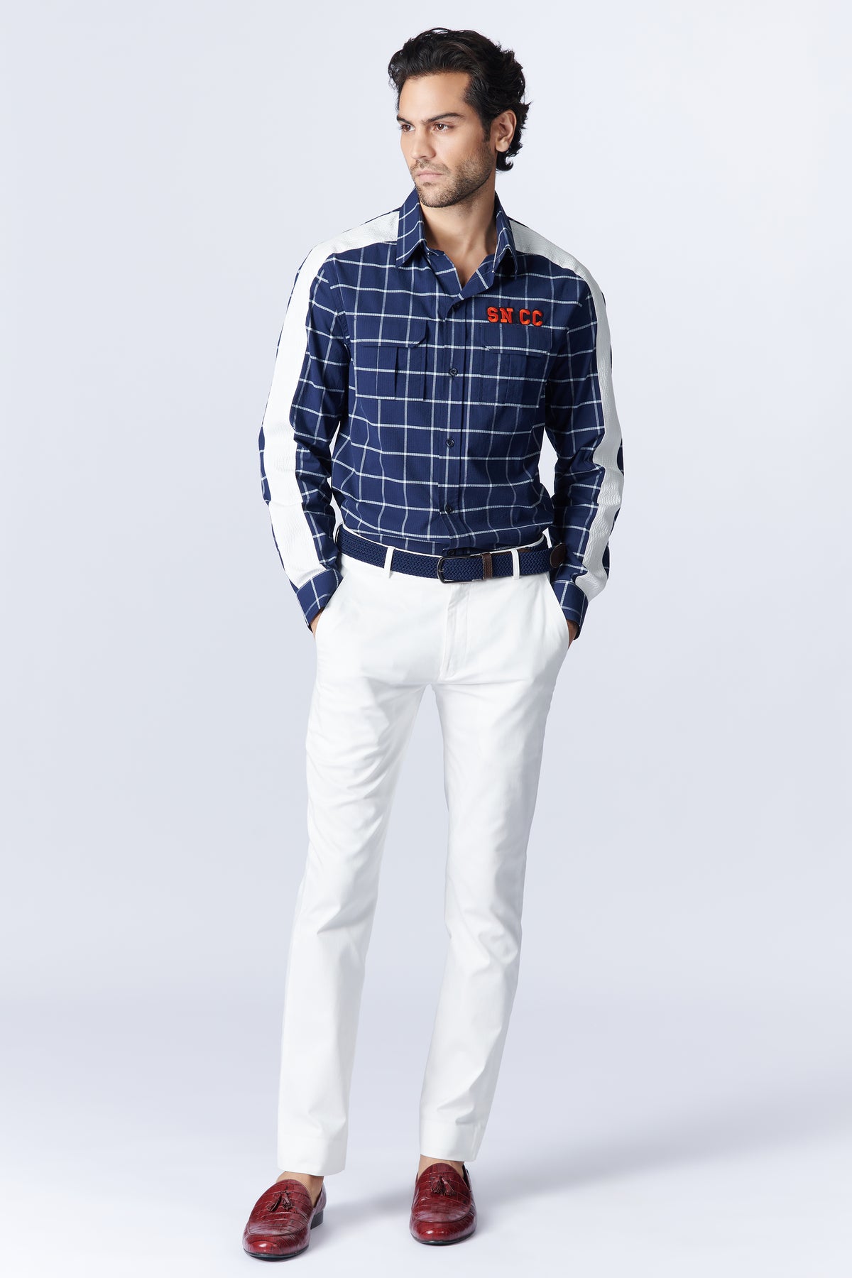 SNCC Check Shirt with Engraved Panel