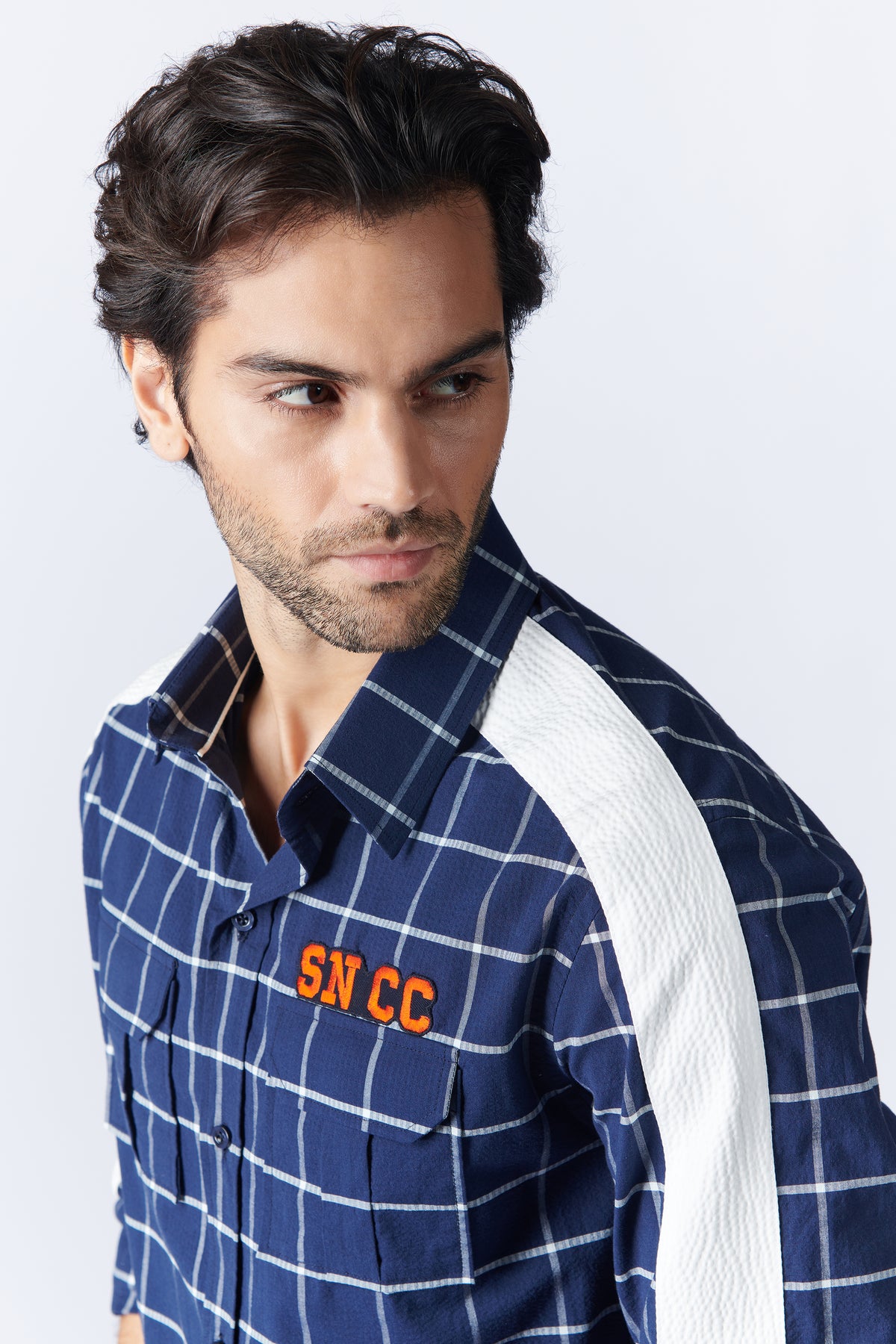 SNCC Check Shirt with Engraved Panel