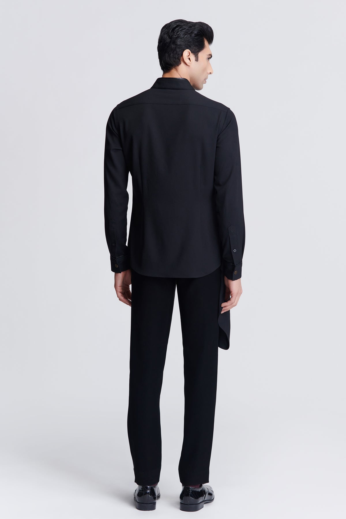 Black Drape Shirt
