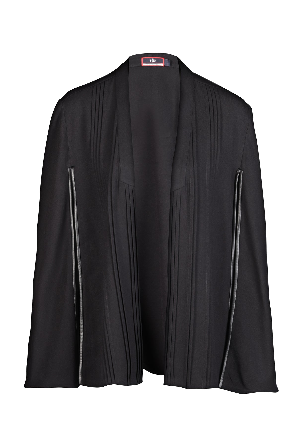 Black Pleated Cape