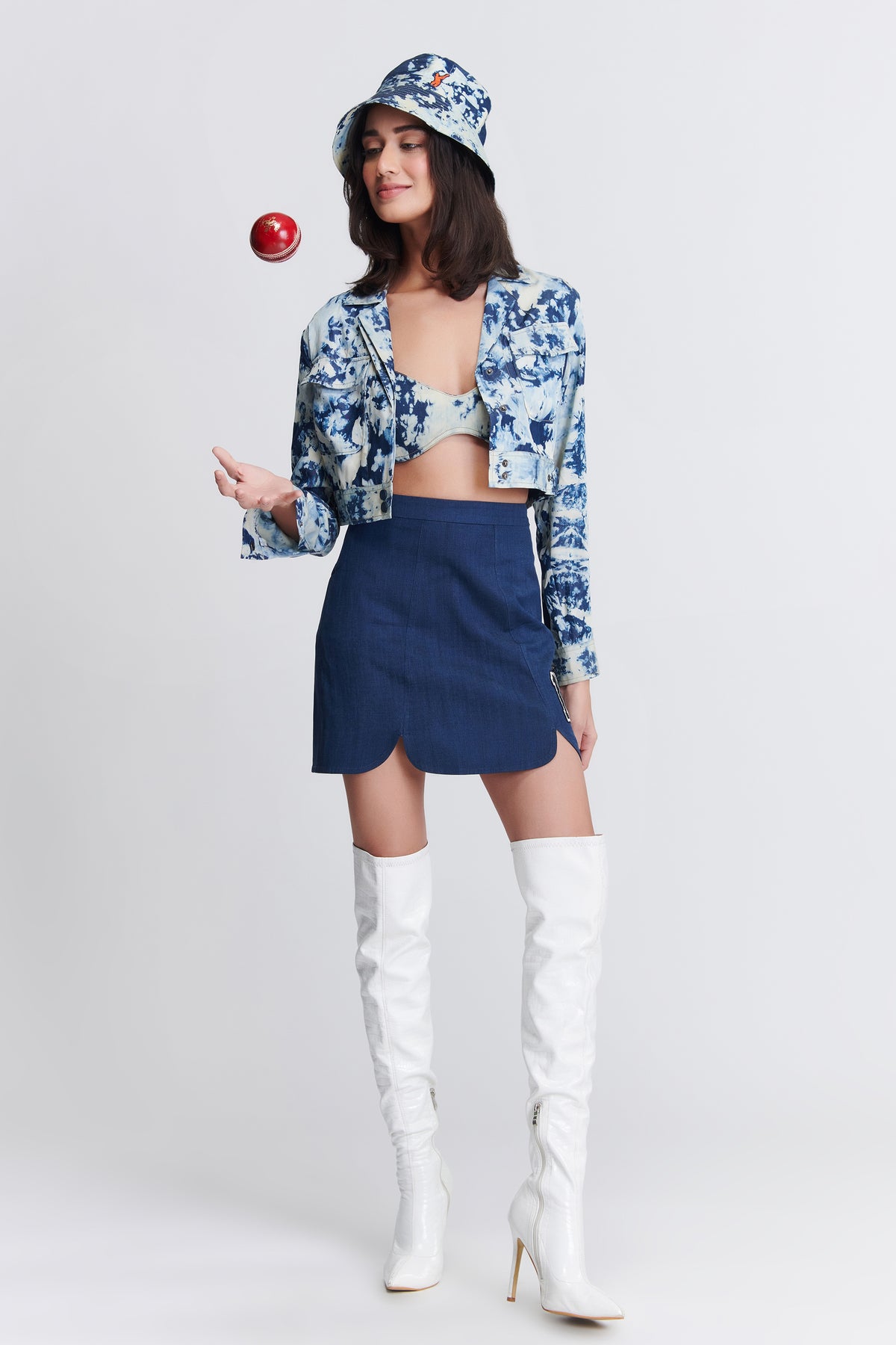 SNCC Demin Crop Jacket