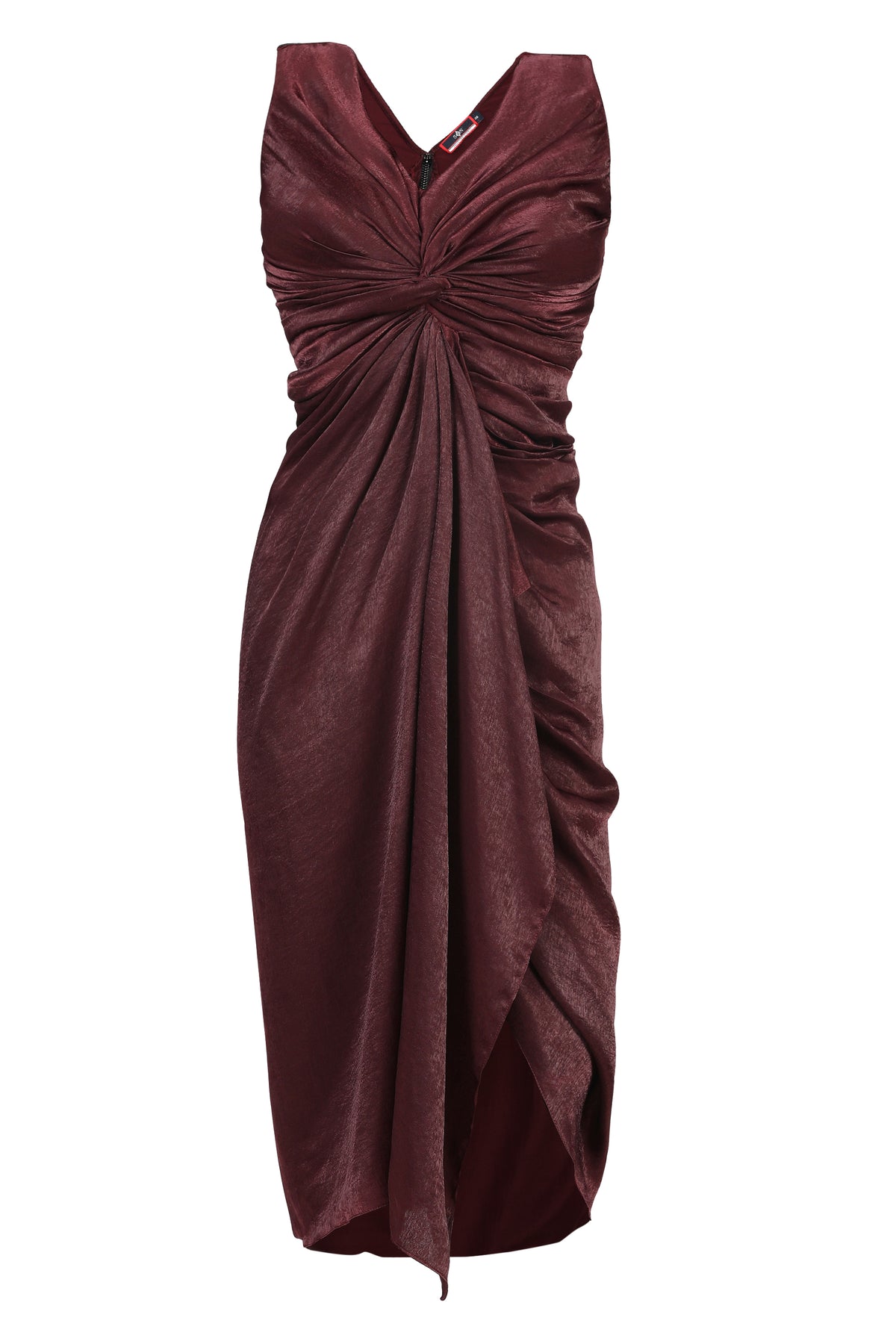Twisted Plum Dress