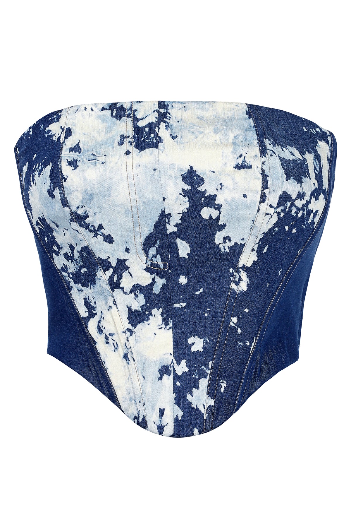 SNCC Demin Structured Corset Top