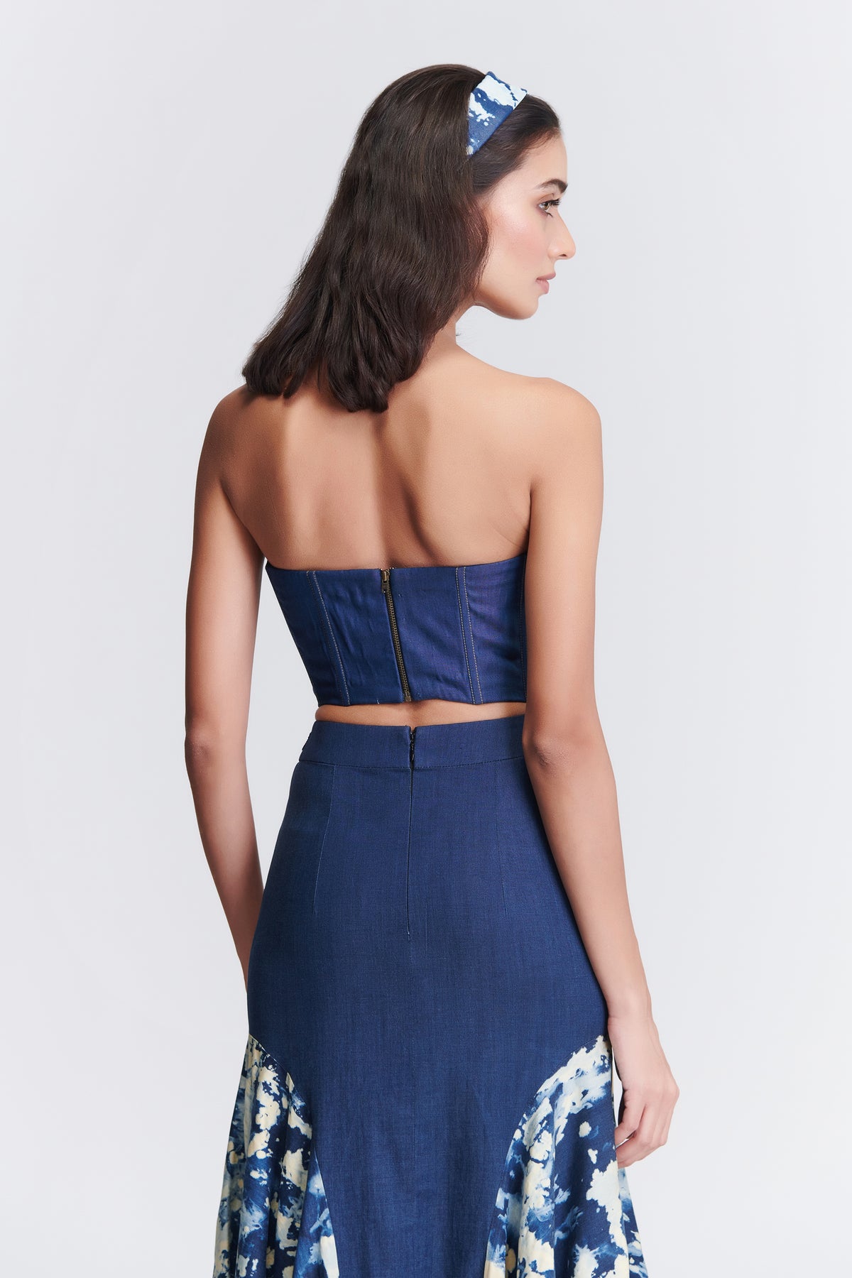 SNCC Demin Structured Corset Top