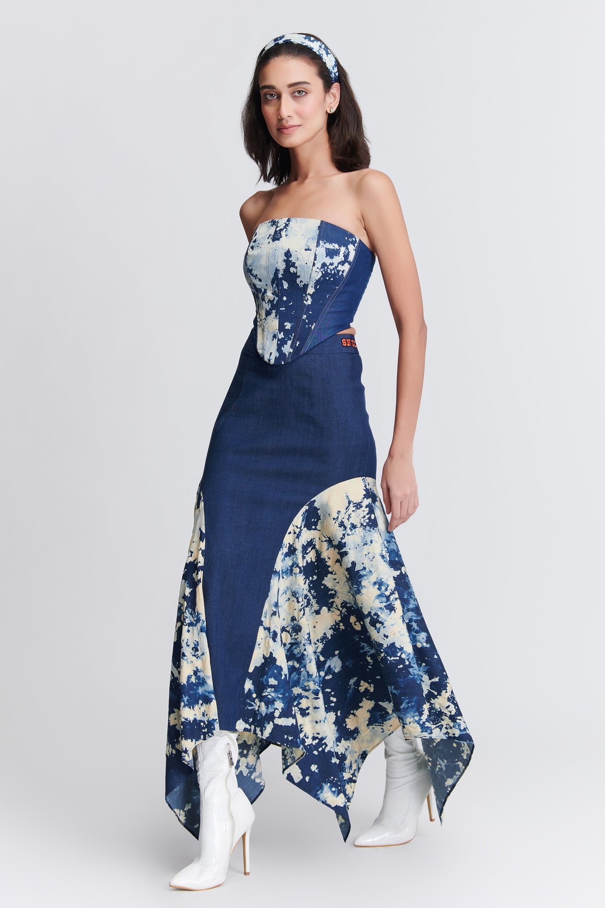 SNCC Demin Flared Skirt