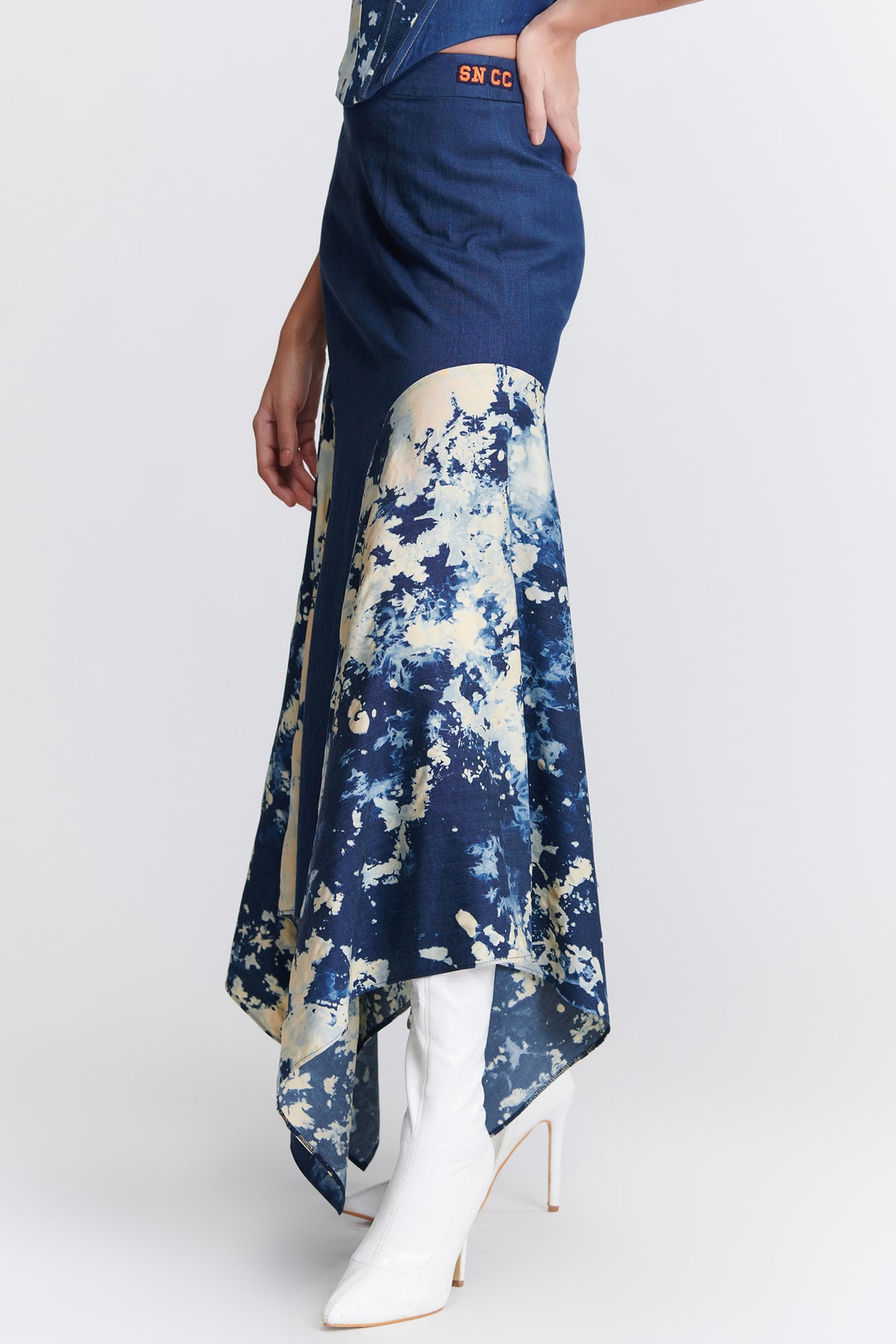 SNCC Demin Flared Skirt