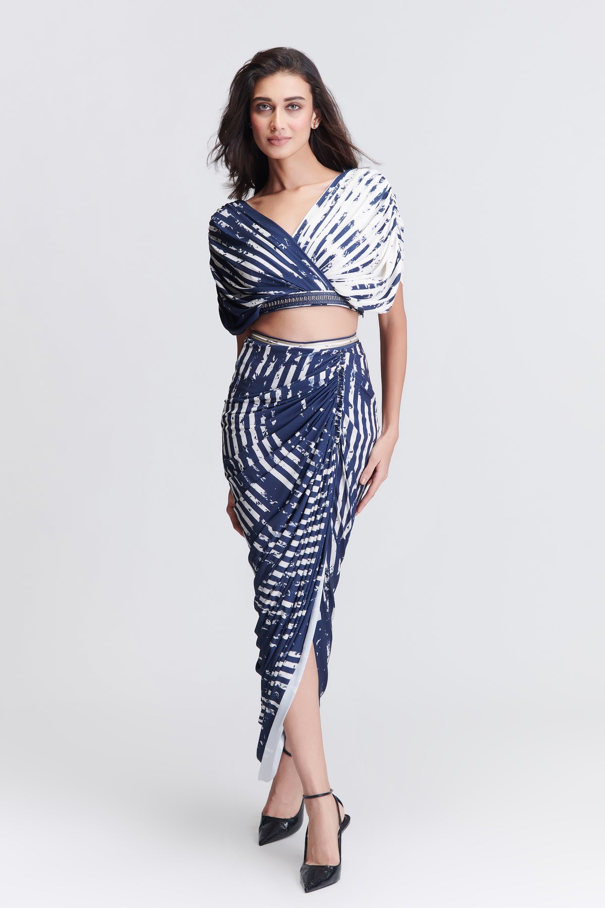 SNCC Demin Drape Skirt