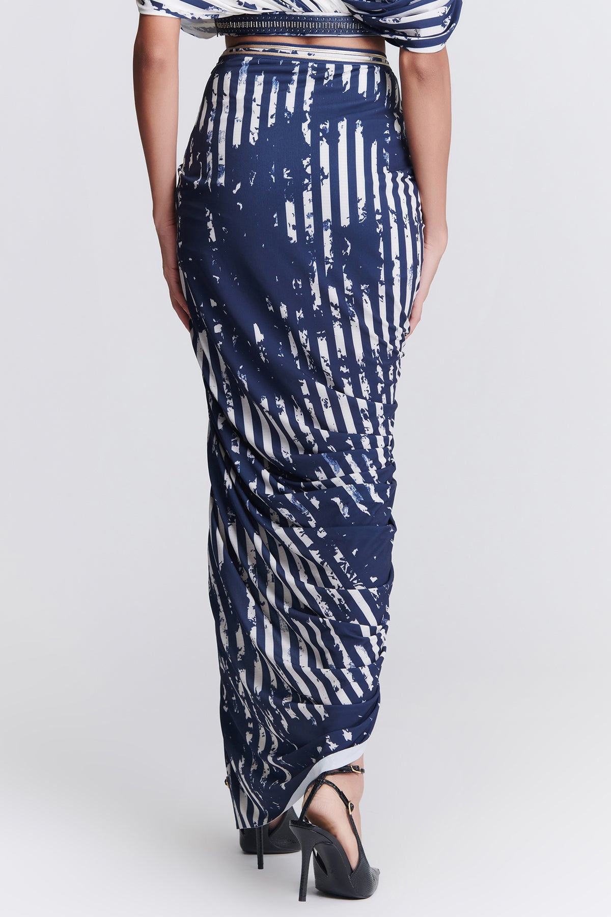 SNCC Demin Drape Skirt