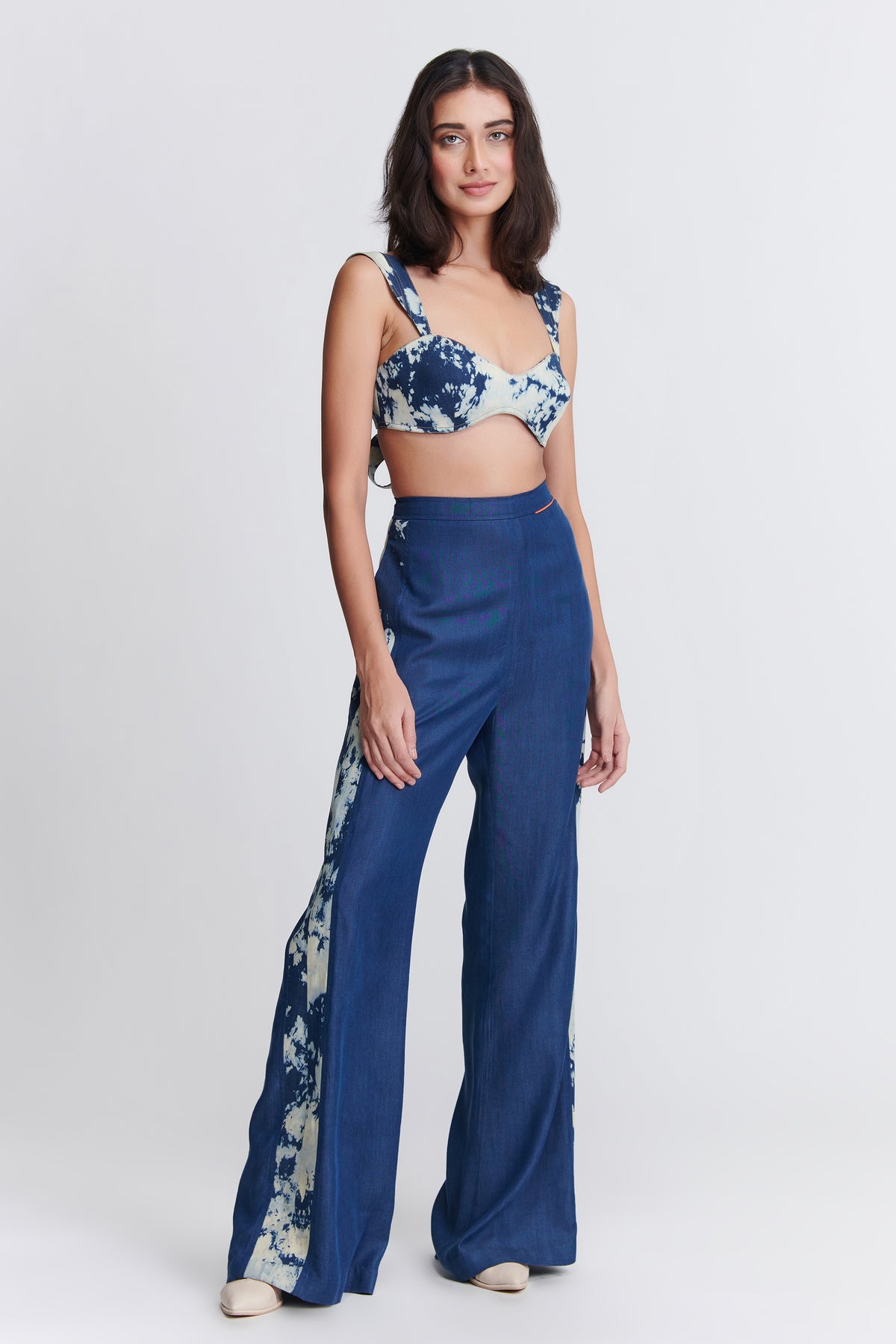 SNCC Demin Flared Trousers