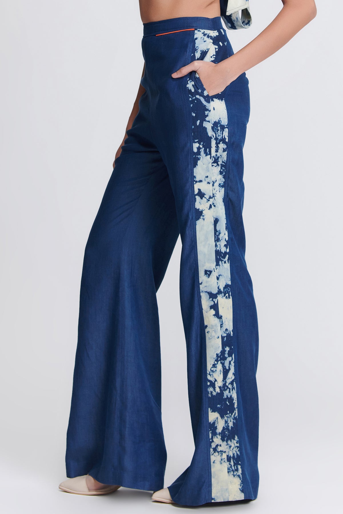SNCC Demin Flared Trousers