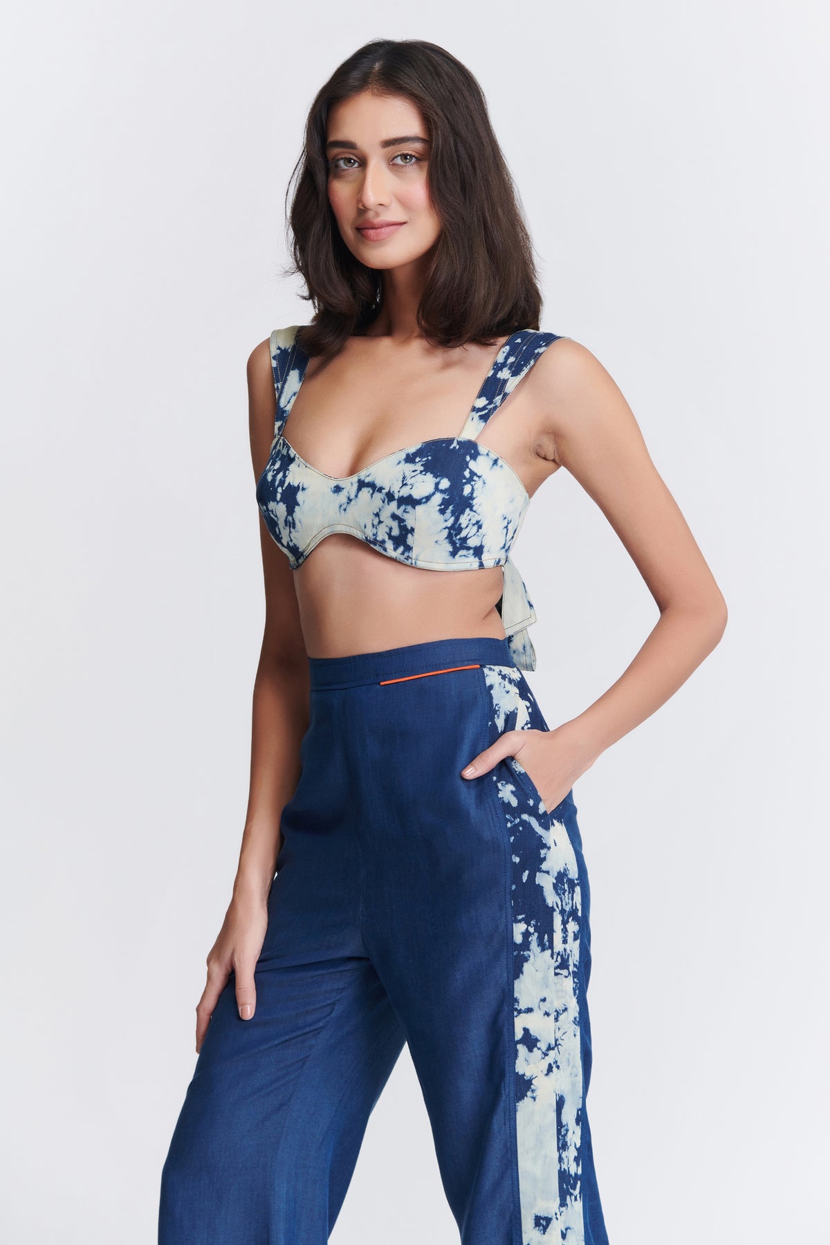 SNCC Demin Flared Trousers
