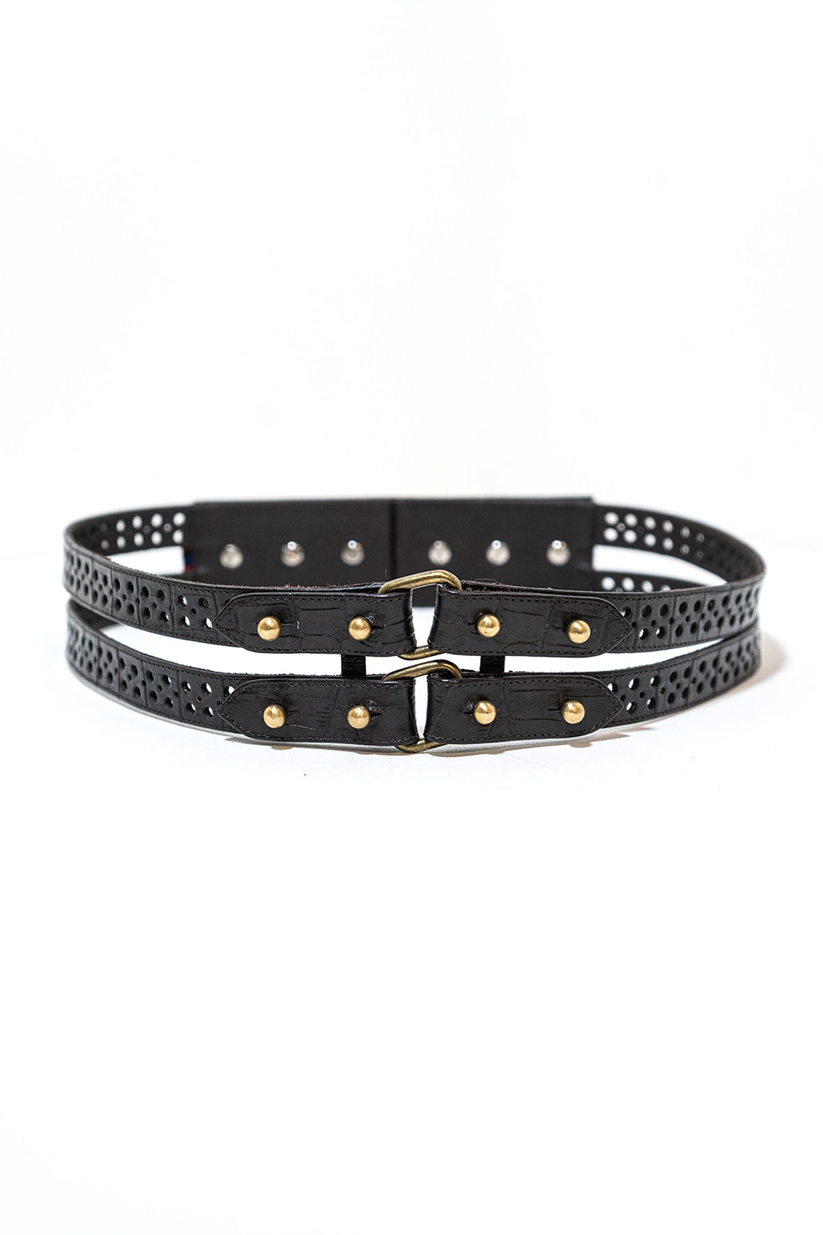 Black Double Layer Belt