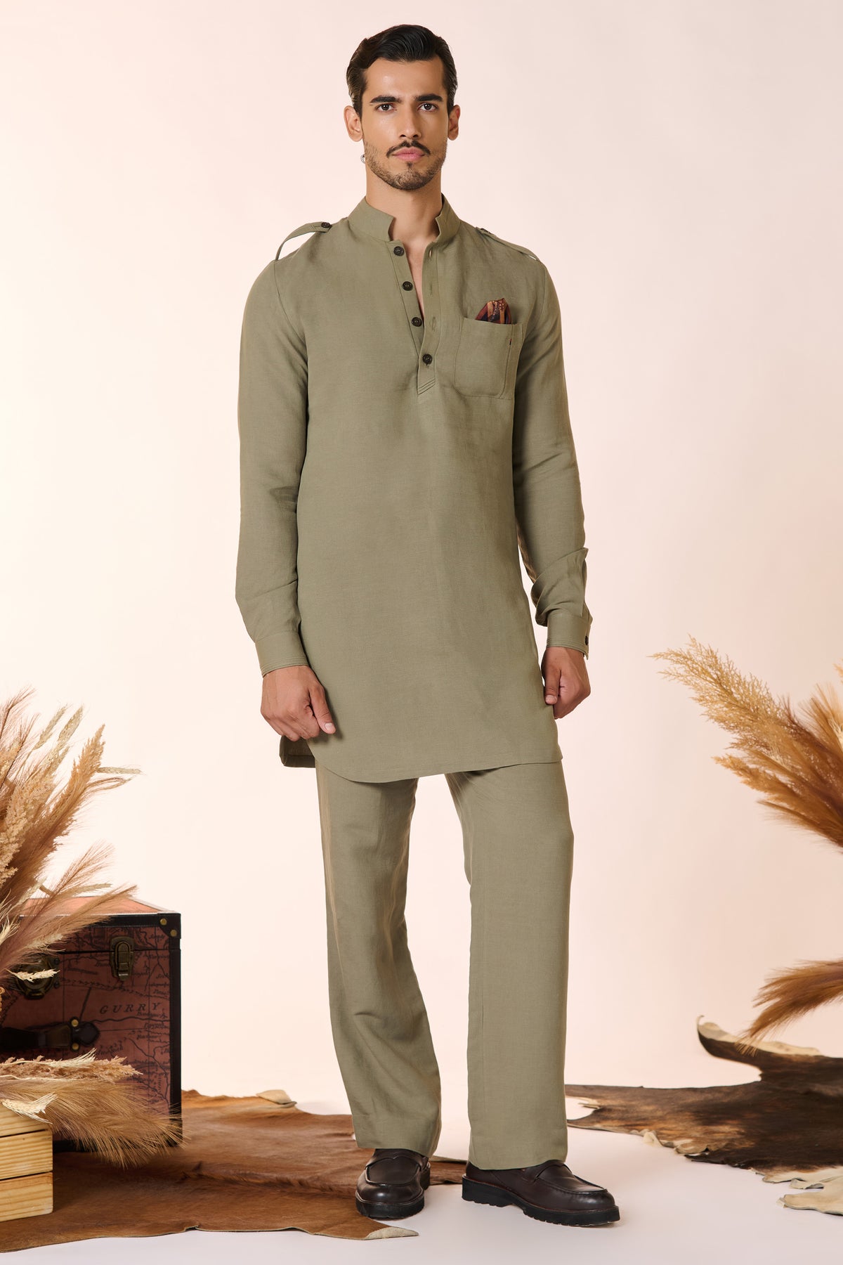 Sage Slim Fit Kurta