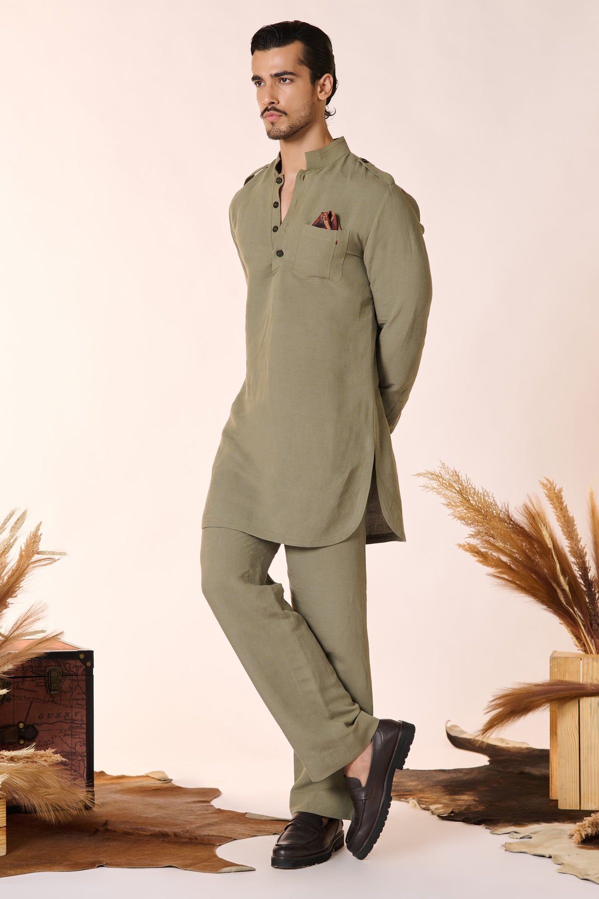 Sage Slim Fit Kurta